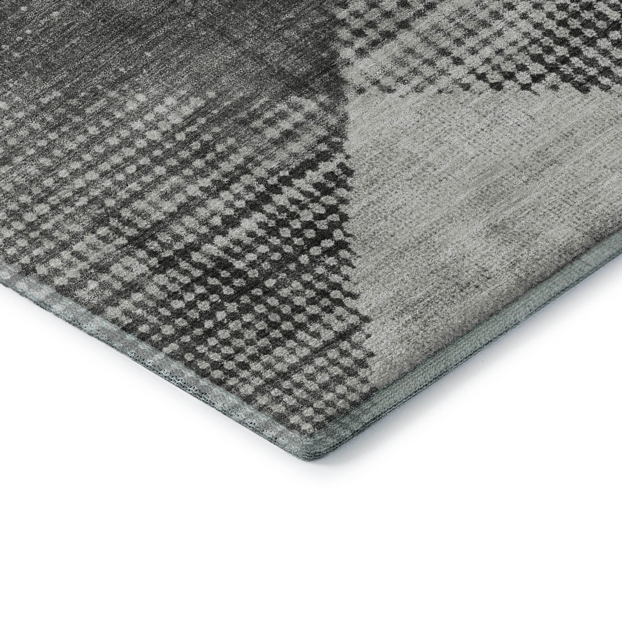 Mostar Machine Washable Transitional Gray Rug 1'8" x 2'6" #shape_Rectangle