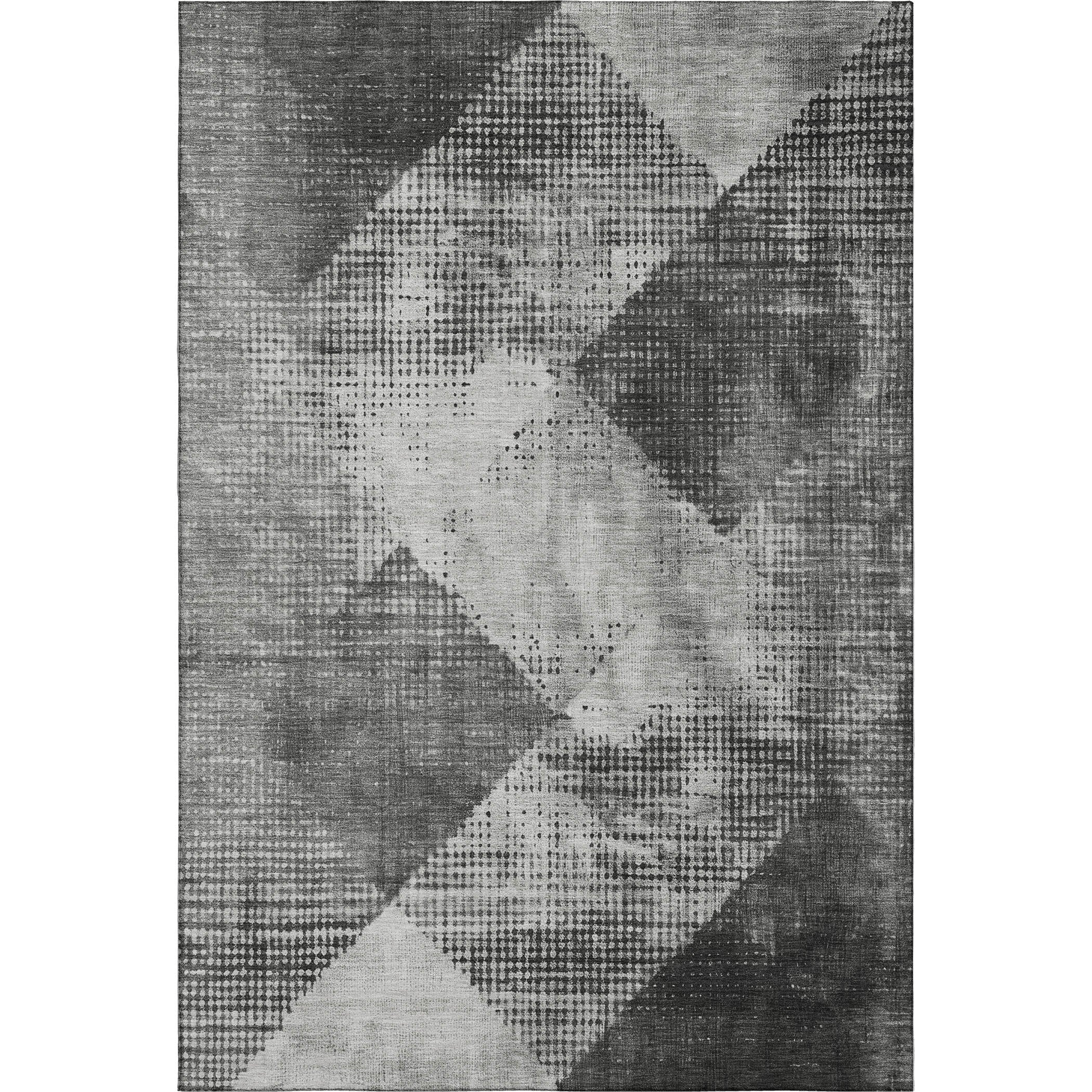 Mostar Machine Washable Transitional Gray Rug 2'6" x 3'10" #shape_Rectangle