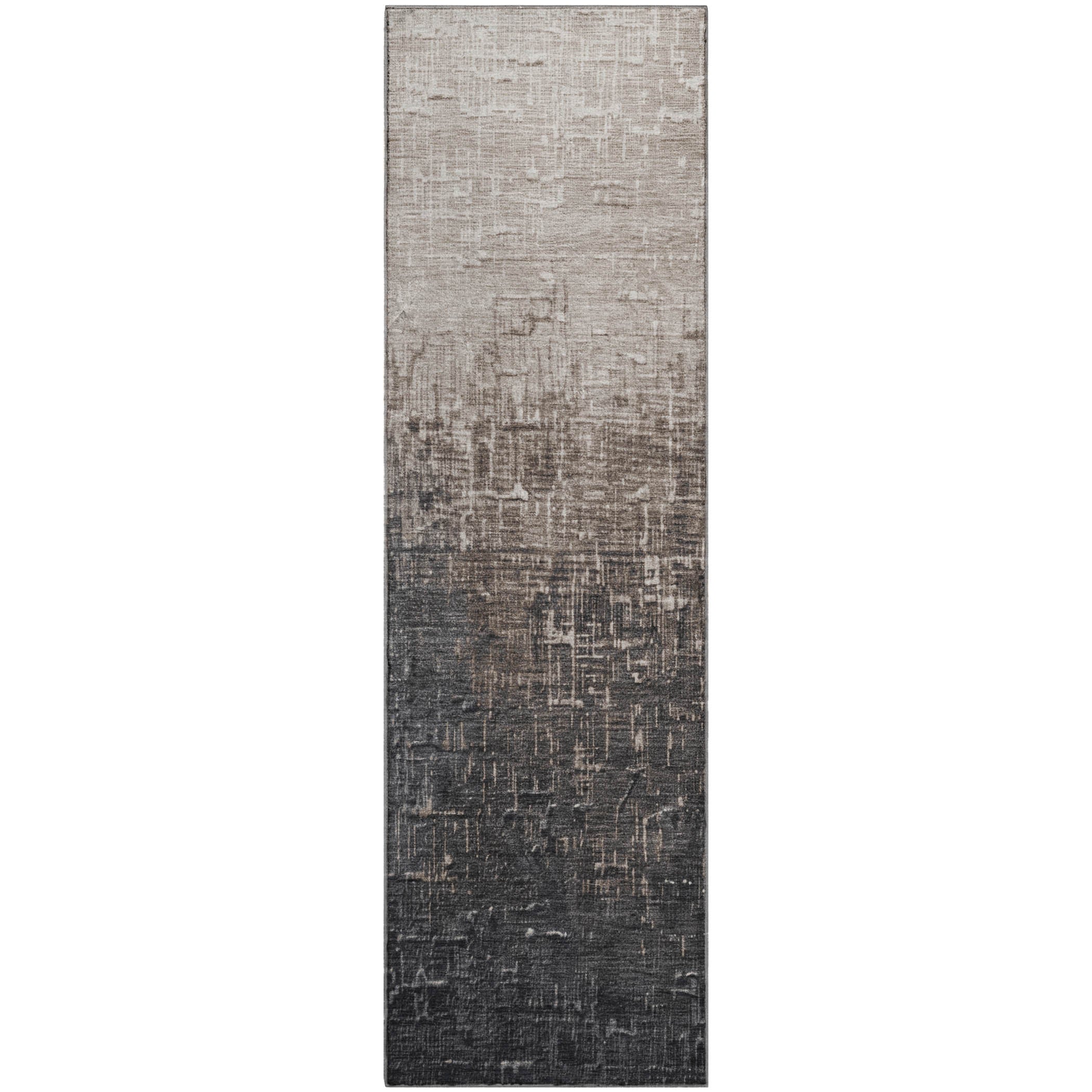 Marrakech Machine Washable Transitional Khaki Brown Rug 2'3" x 7'6" #shape_Runner