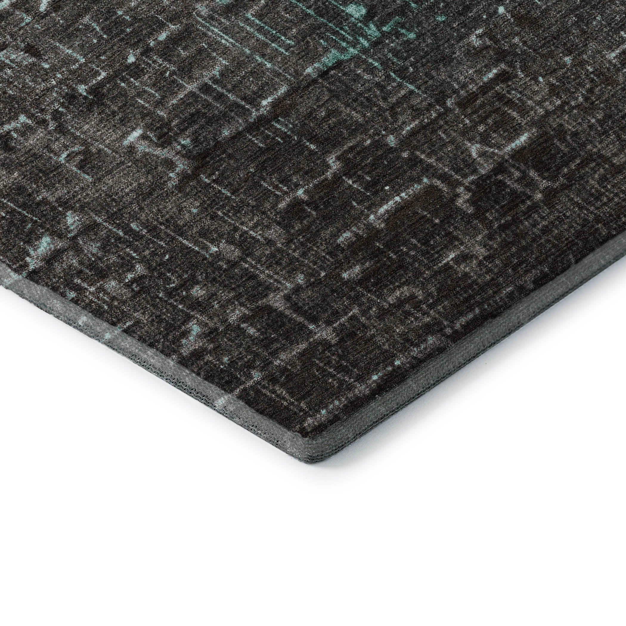 Marrakech Machine Washable Transitional Teal Rug 1'8" x 2'6" #shape_Rectangle