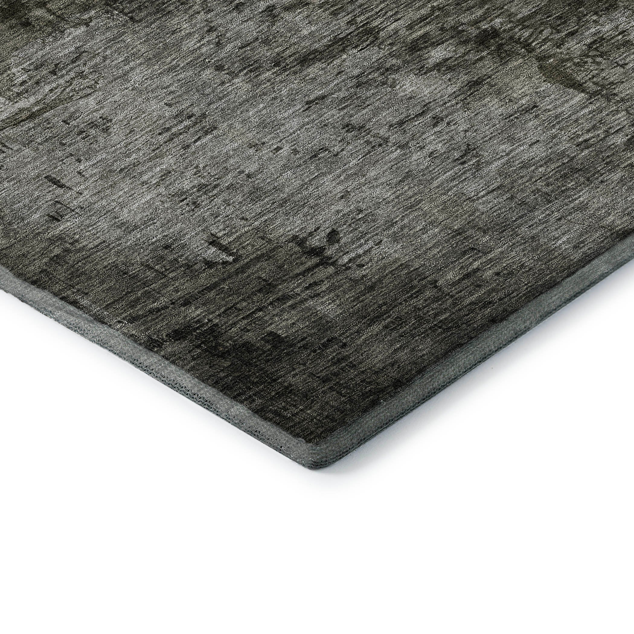 Kathmandu Machine Washable Transitional Taupe Brown Rug 1'8" x 2'6" #shape_Rectangle