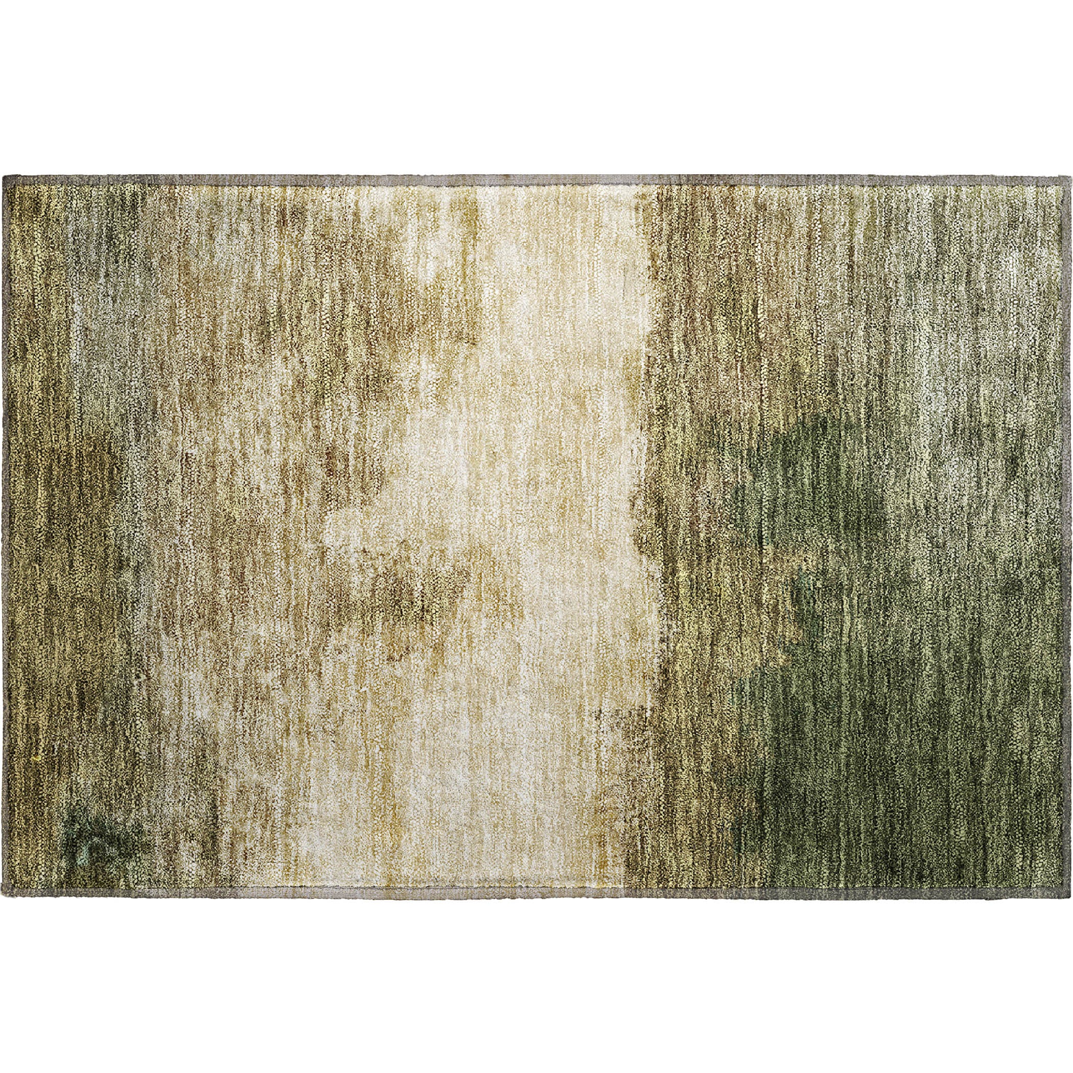 Tallinn Machine Washable Transitional Fern Green Rug 1'8" x 2'6" #shape_Rectangle
