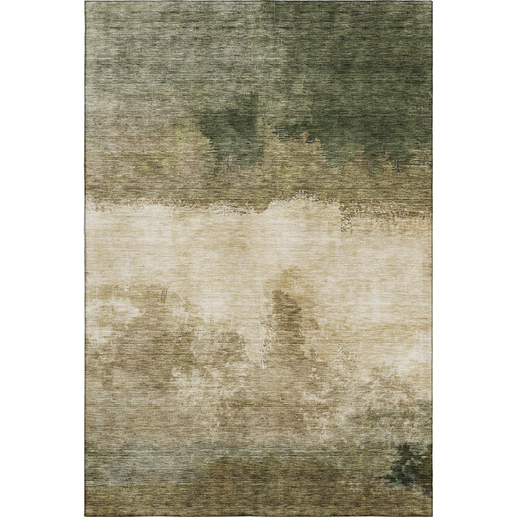Tallinn Machine Washable Transitional Fern Green Rug 2'6" x 3'10" #shape_Rectangle