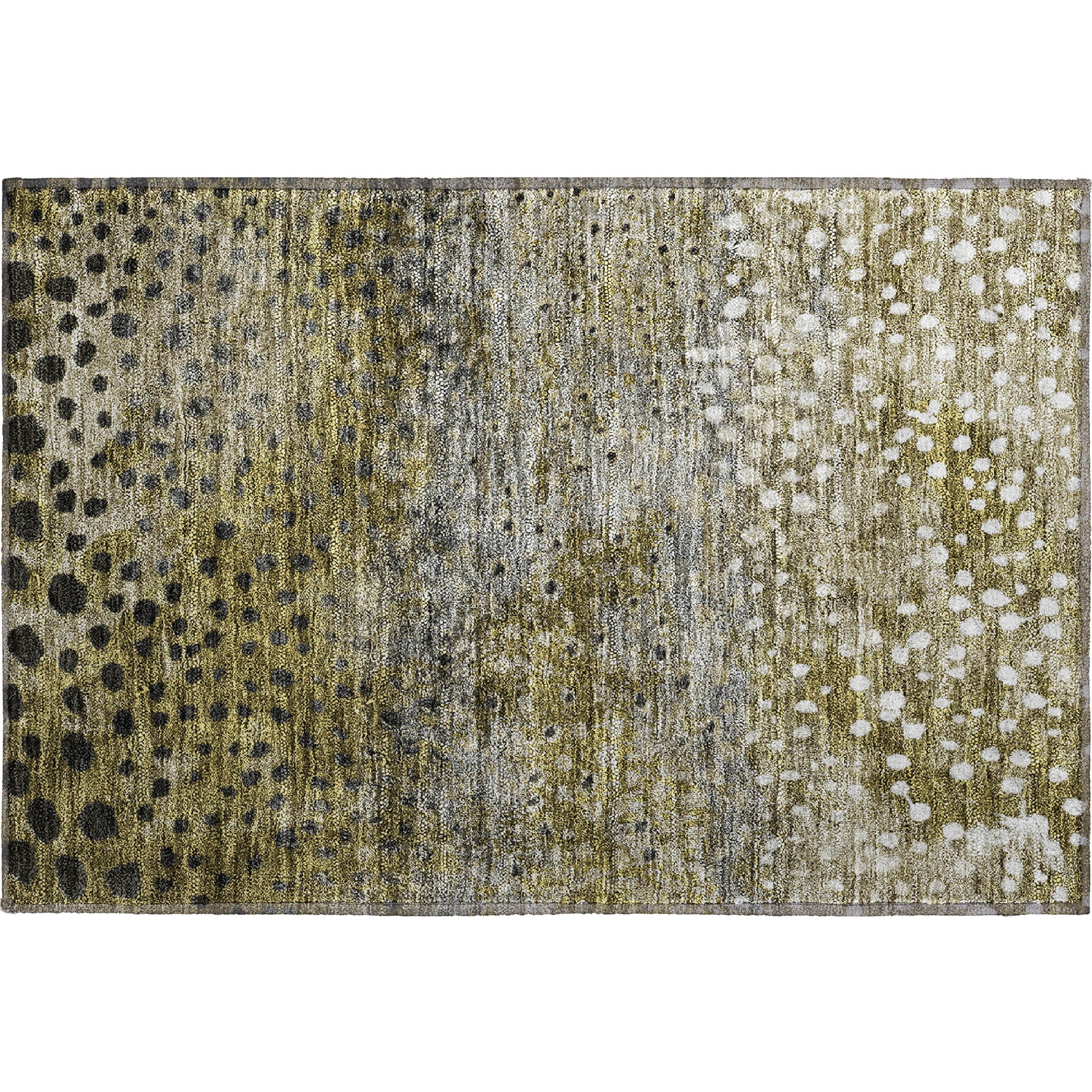Bruges Machine Washable Transitional Brown Rug 1'8" x 2'6" #shape_Rectangle