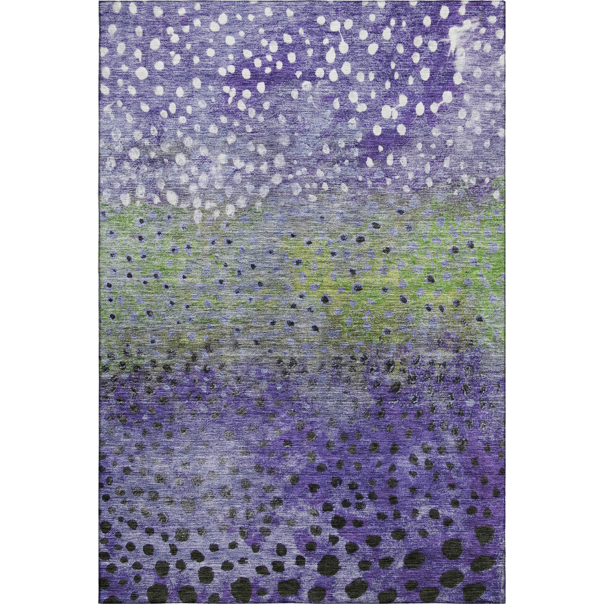 Bruges Machine Washable Transitional Purple Rug 2'6" x 3'10" #shape_Rectangle