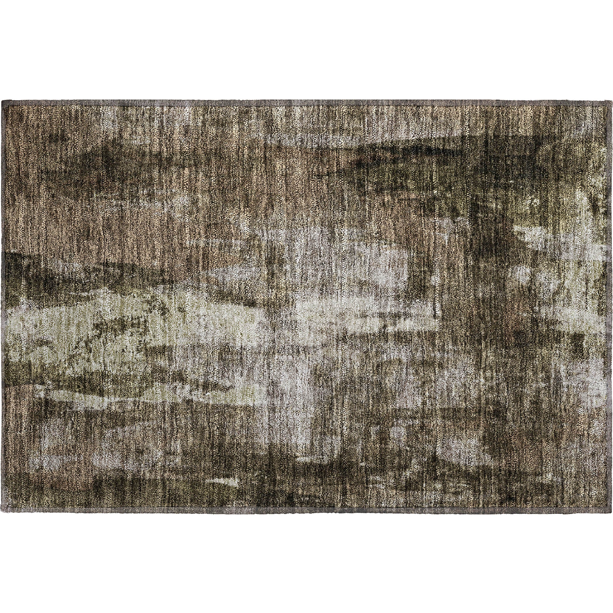 Dubrovnik Machine Washable Transitional Brown Rug 1'8" x 2'6" #shape_Rectangle