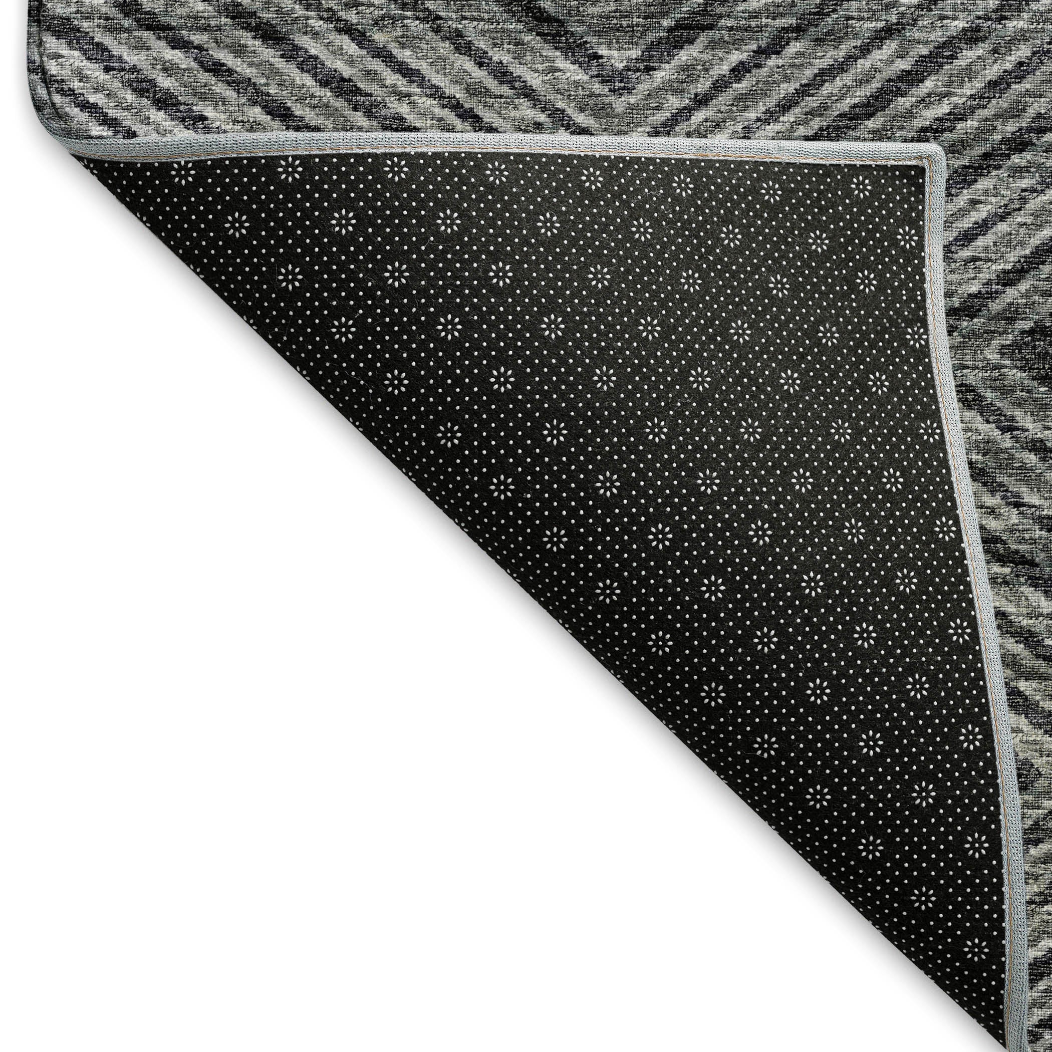 Montevideo Machine Washable Transitional Gray Rug 1'8" x 2'6" #shape_Rectangle