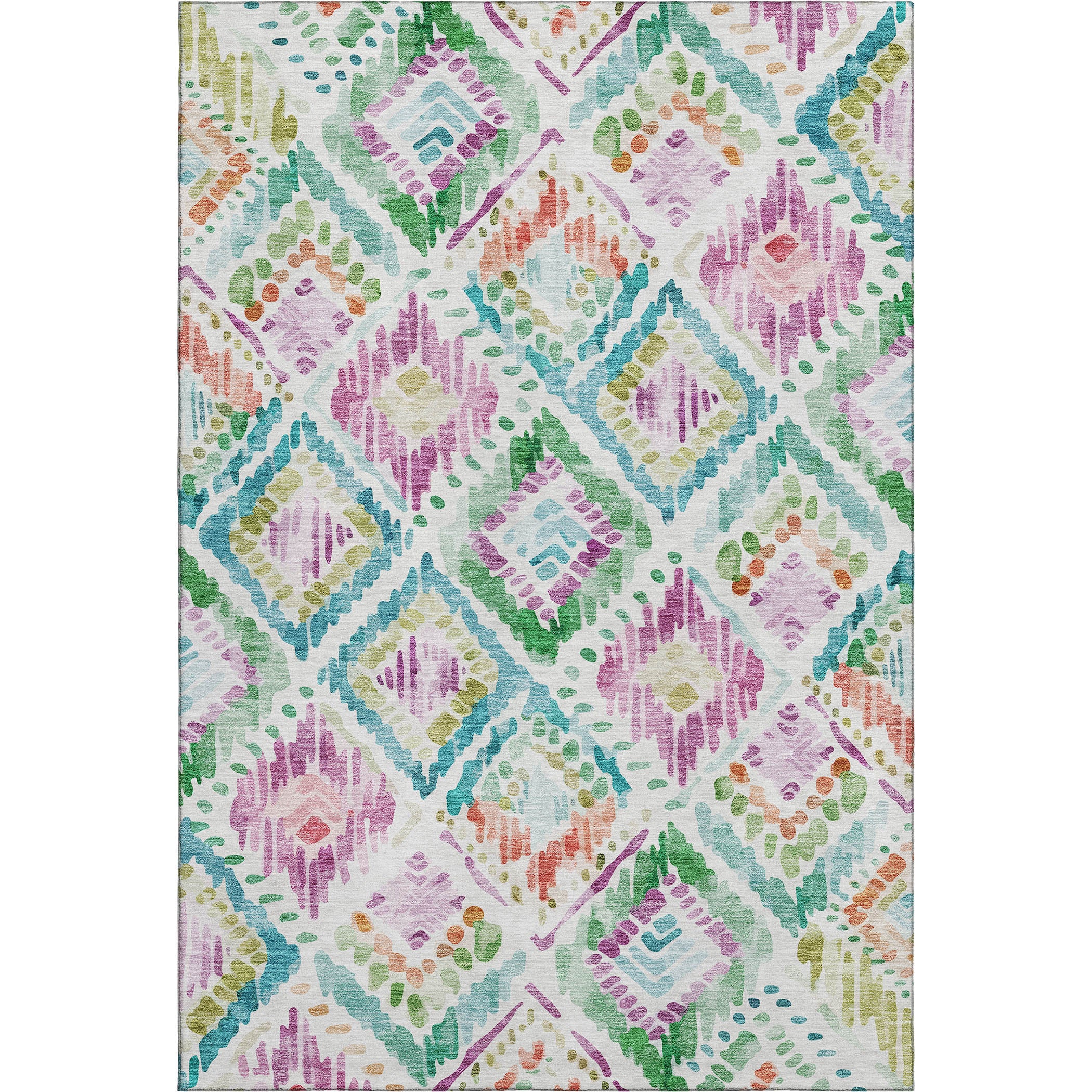 Sarajevo Machine Washable Transitional Teal Rug 2'6" x 3'10" #shape_Rectangle