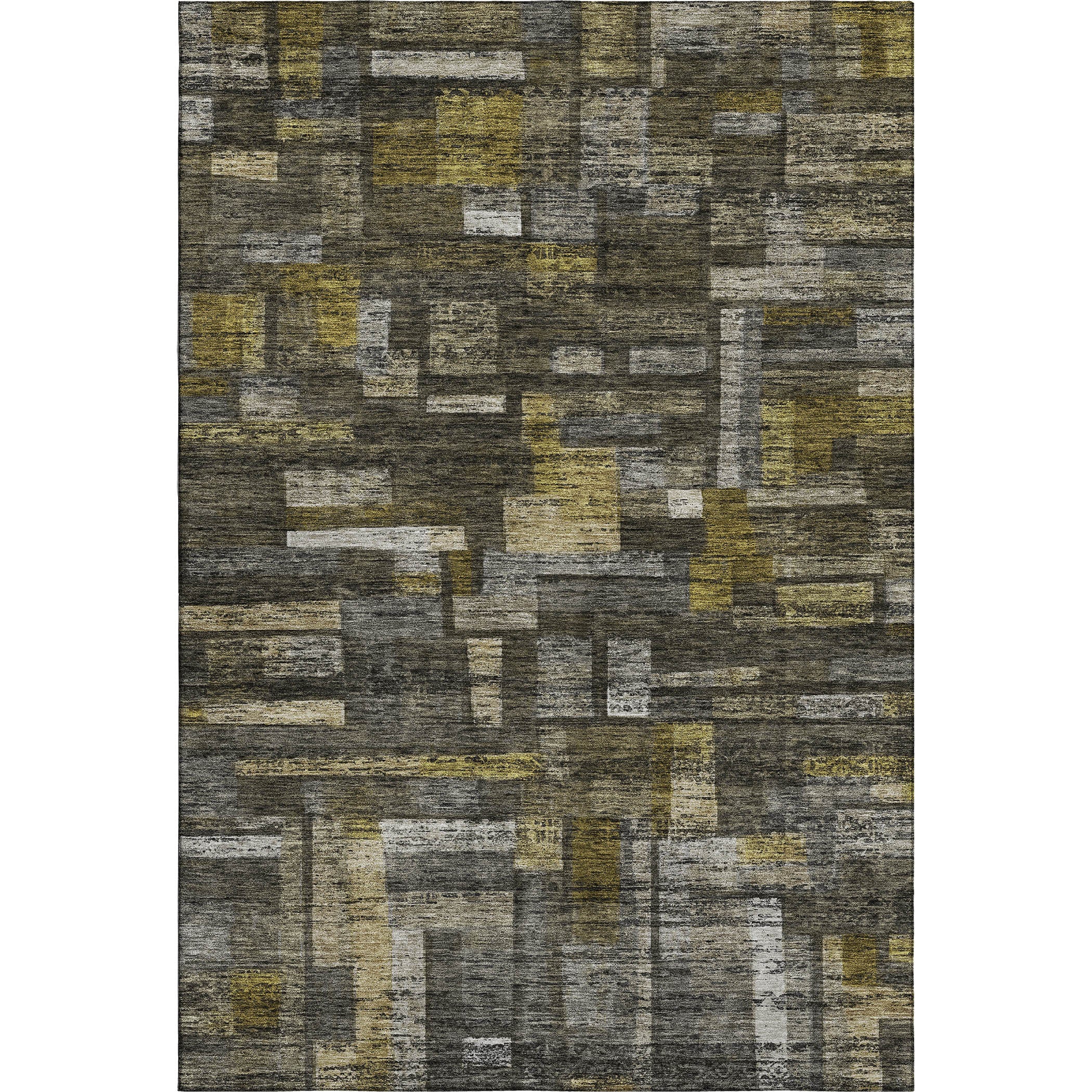 Sintra Machine Washable Transitional Charcoal Gray Rug 2'6" x 3'10" #shape_Rectangle