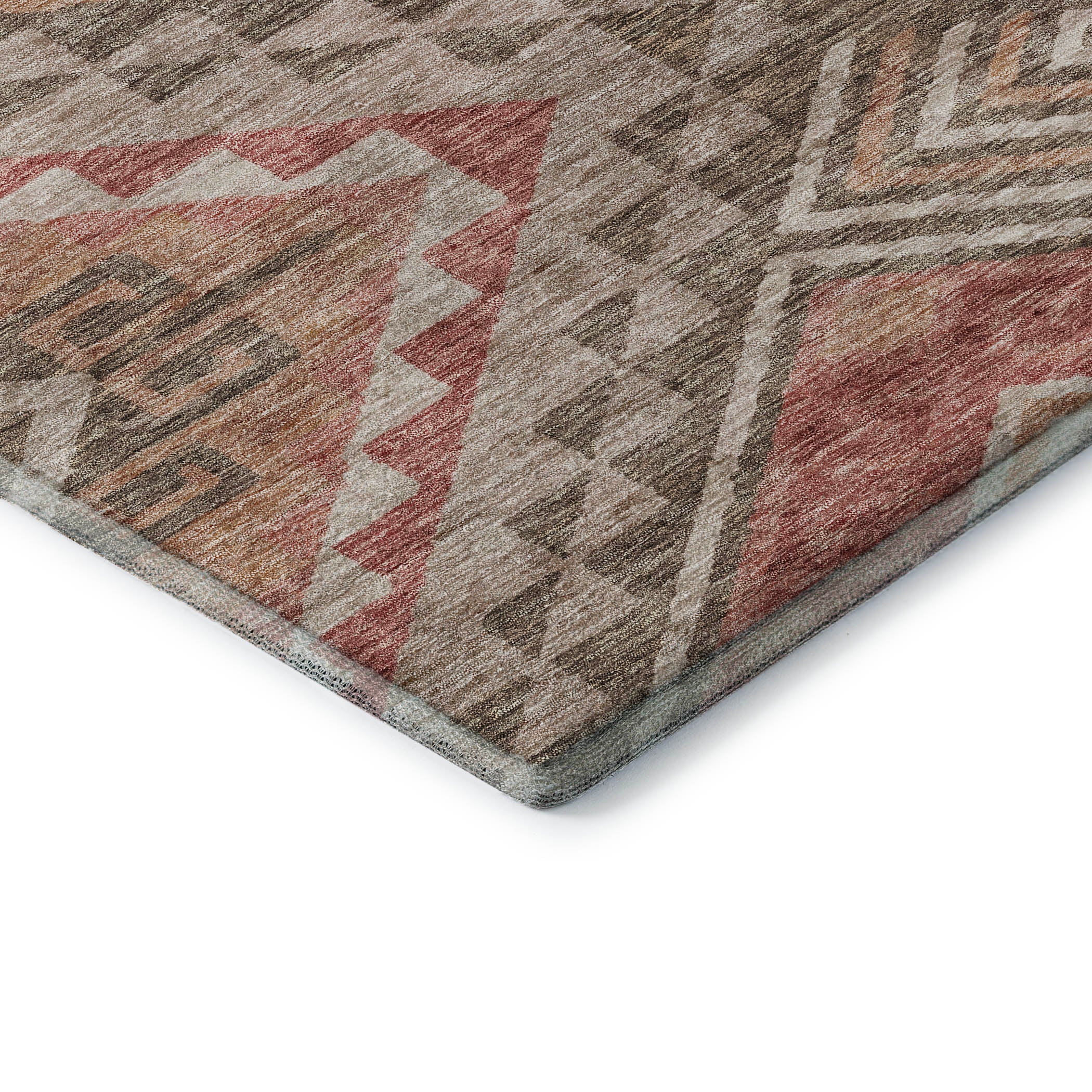 Sarajevo Machine Washable Transitional Brown Rug 1'8" x 2'6" #shape_Rectangle