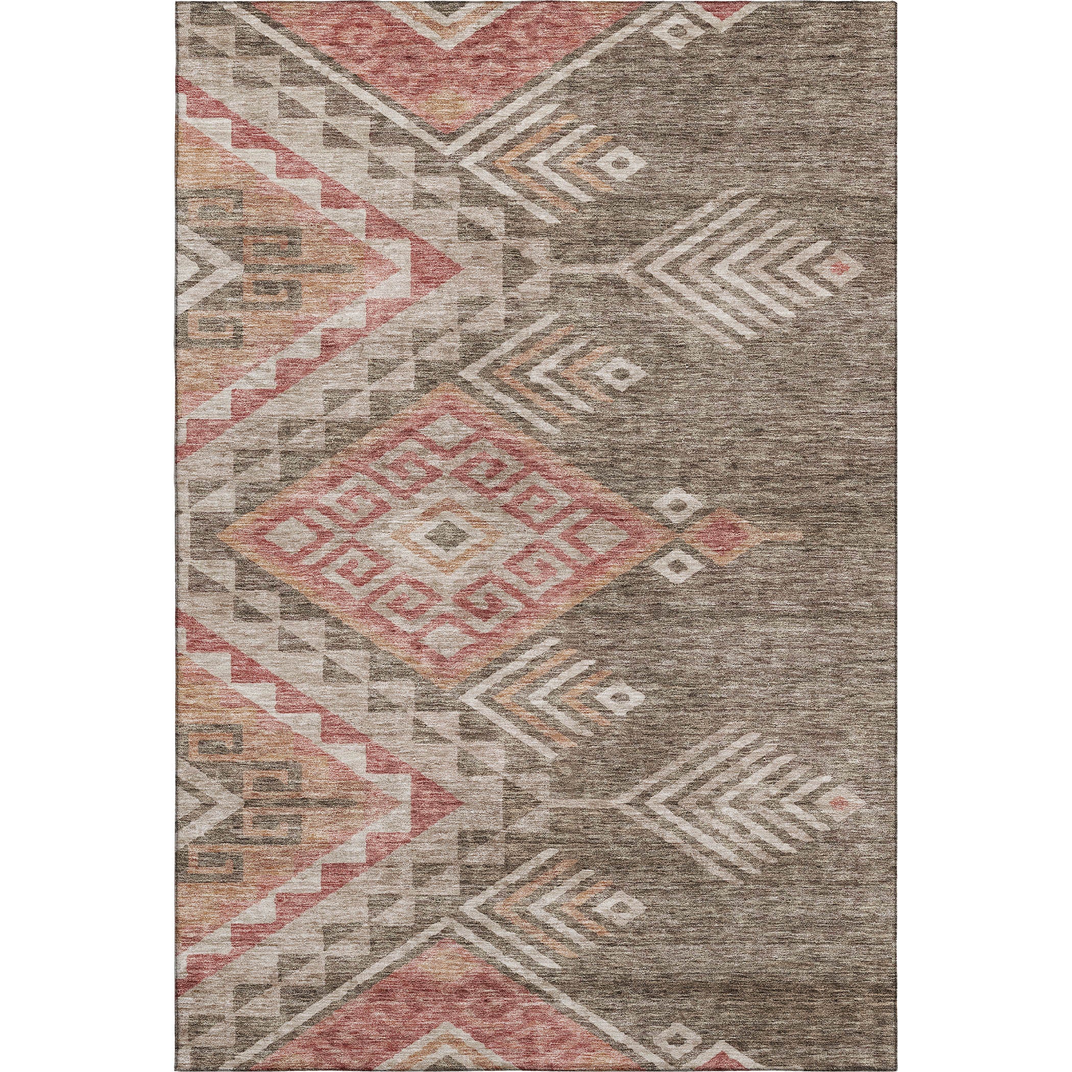 Sarajevo Machine Washable Transitional Brown Rug 2'6" x 3'10" #shape_Rectangle