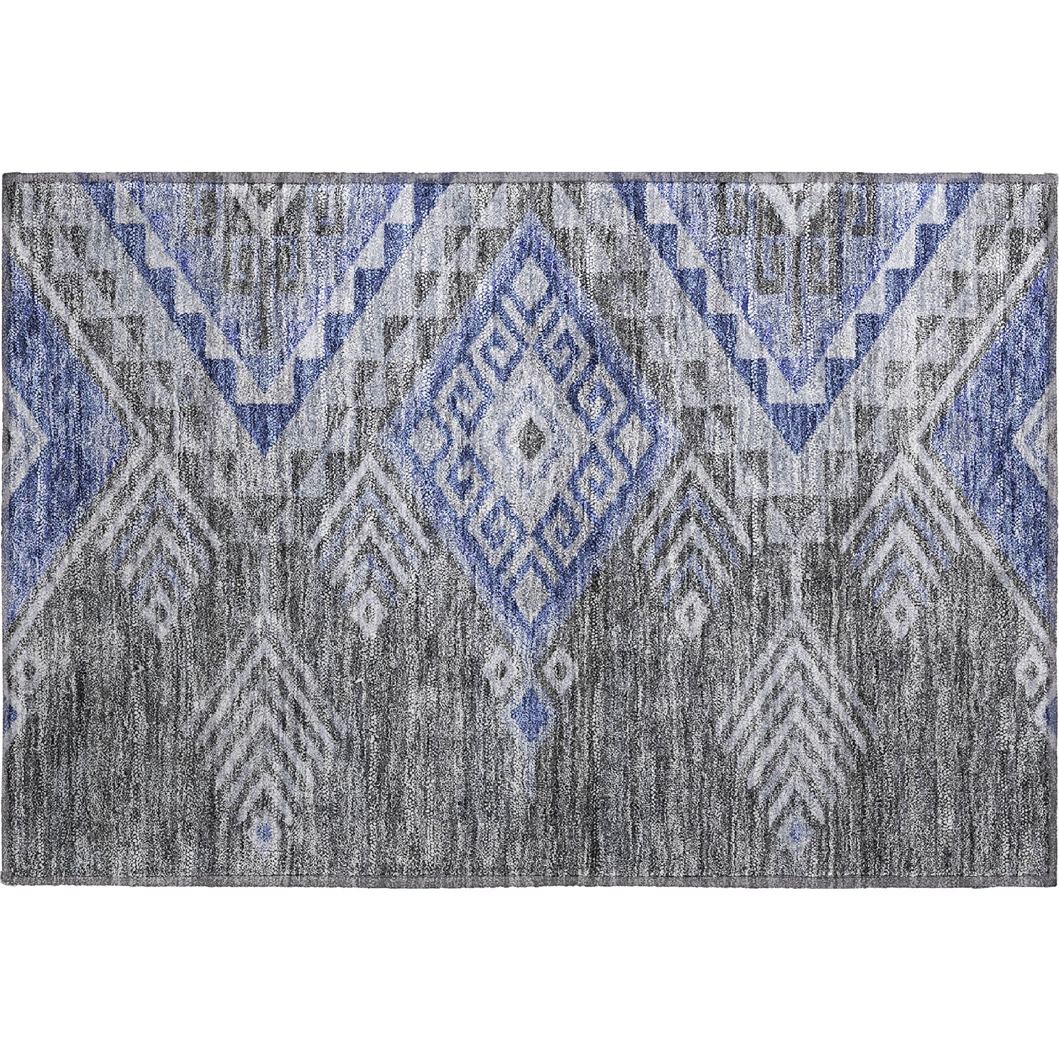 Sarajevo Machine Washable Transitional Pewter Gray Rug 1'8" x 2'6" #shape_Rectangle
