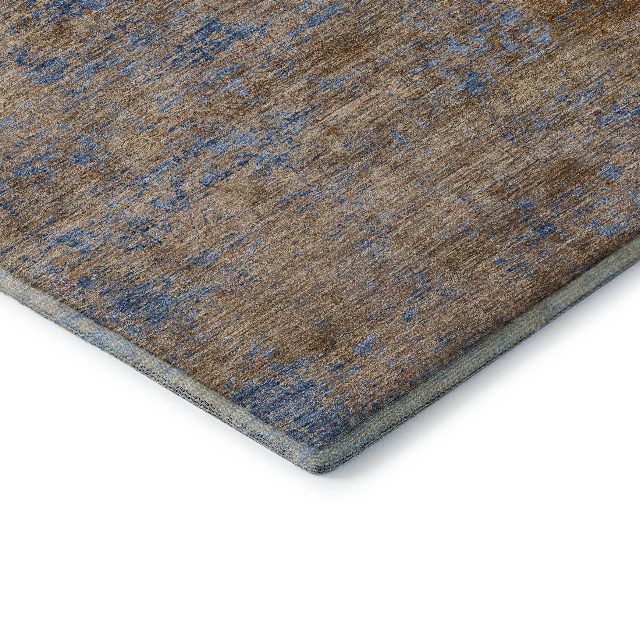 Reykjavik Machine Washable Transitional Navy Blue Rug 1'8" x 2'6" #shape_Rectangle