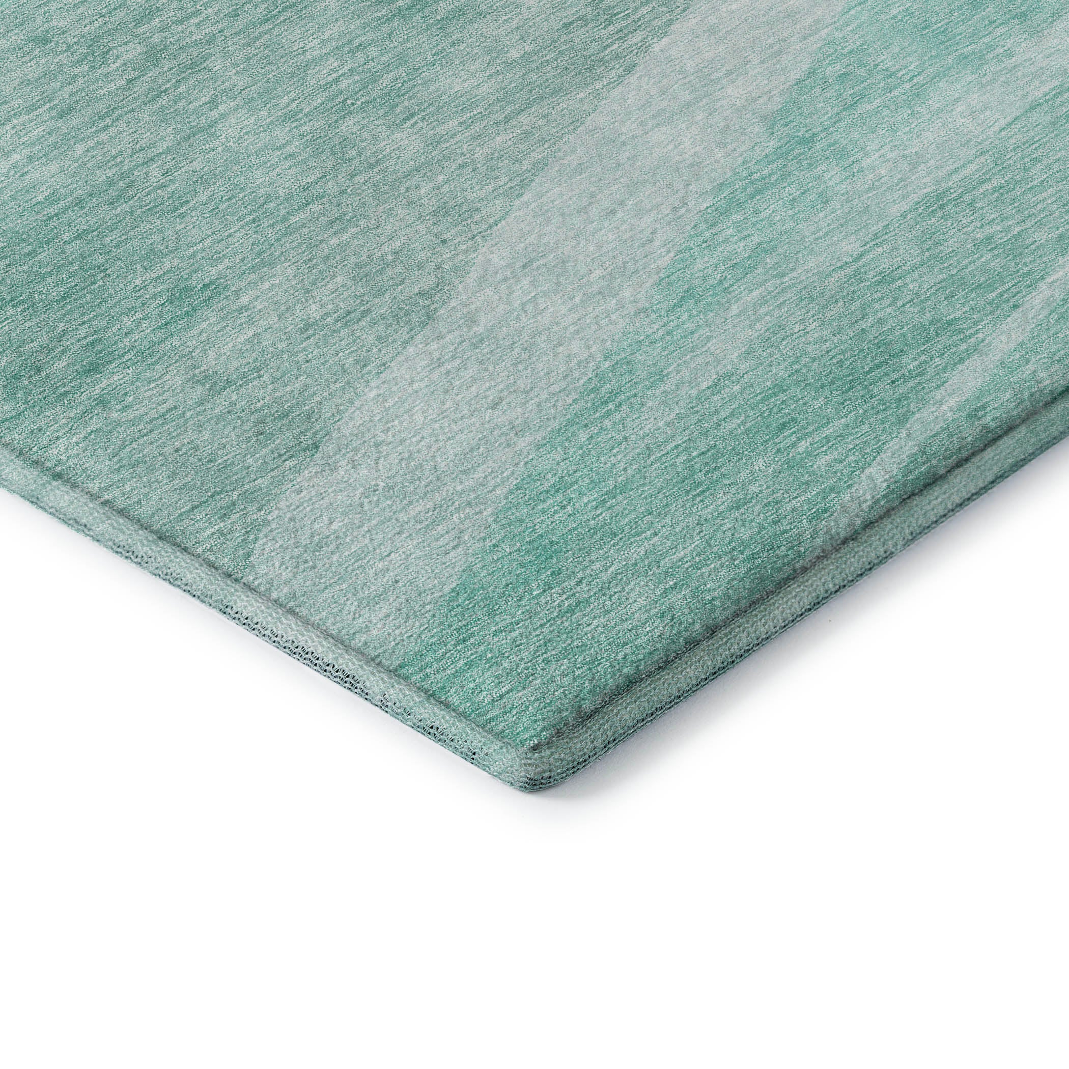 Antigua Machine Washable Transitional Aqua Teal Rug 1'8" x 2'6" #shape_Rectangle