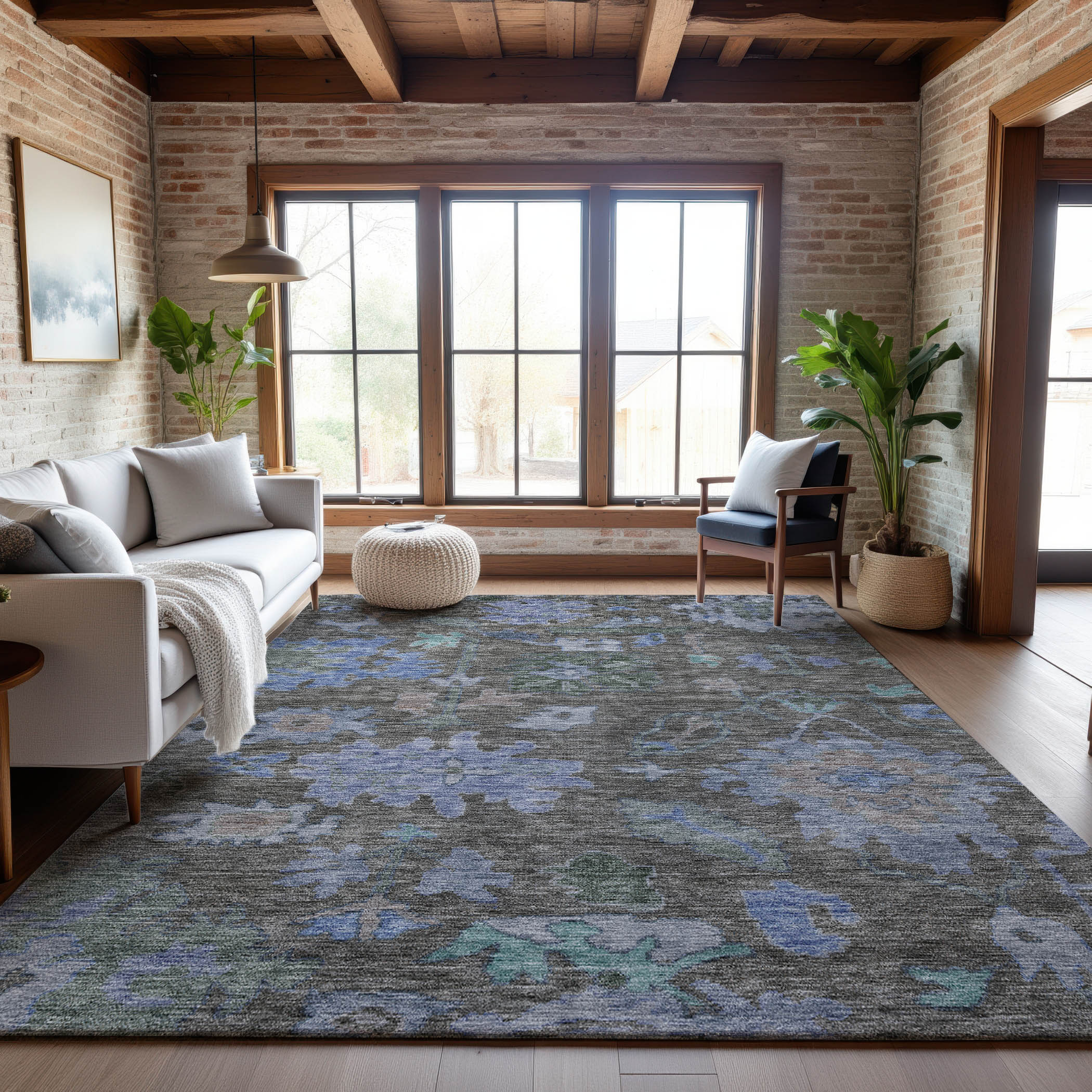 Dubrovnik Machine Washable Traditional Taupe Brown Rug 2'6" x 3'10" #shape_Rectangle