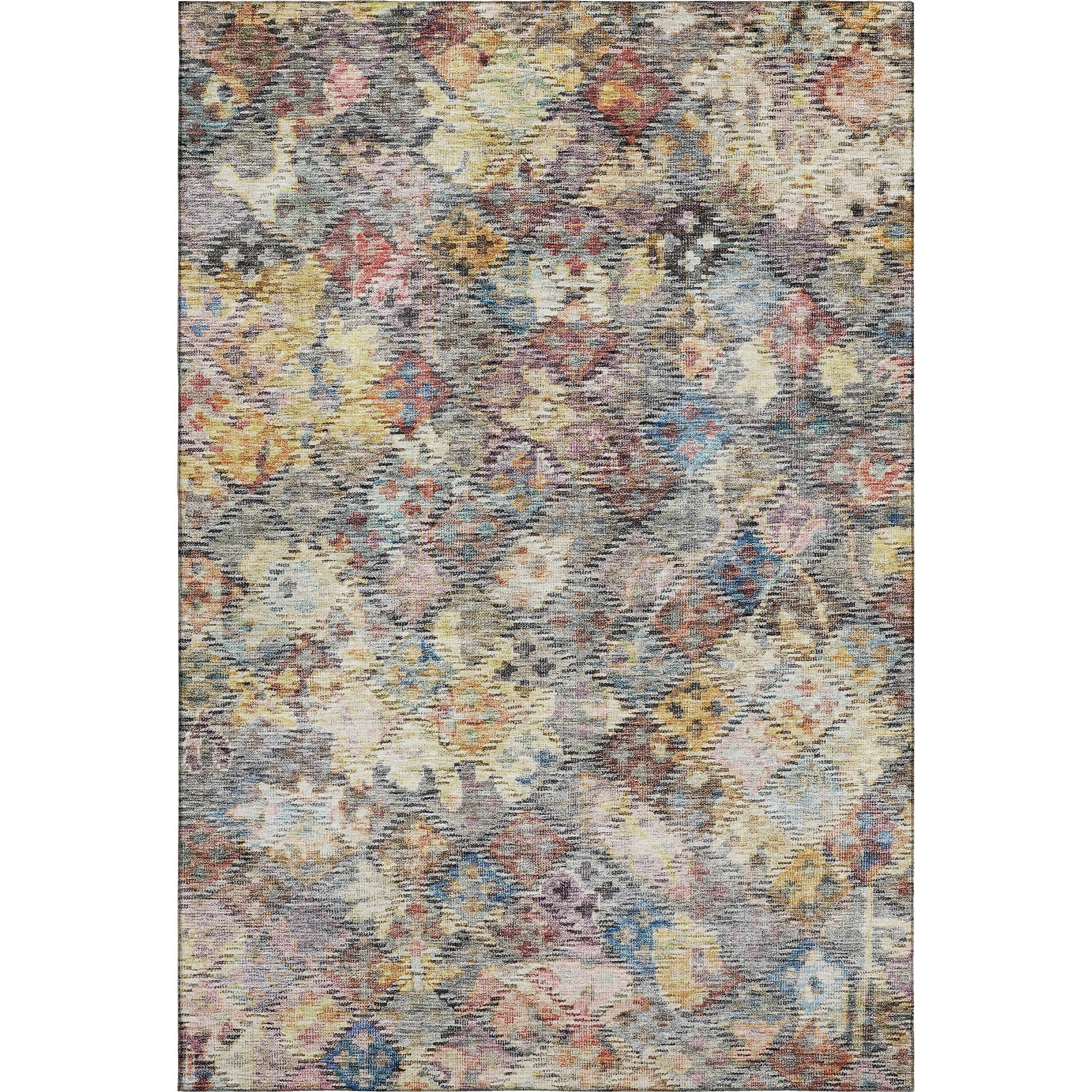 Mostar Machine Washable Traditional Gold Rug 2'6" x 3'10" #shape_Rectangle
