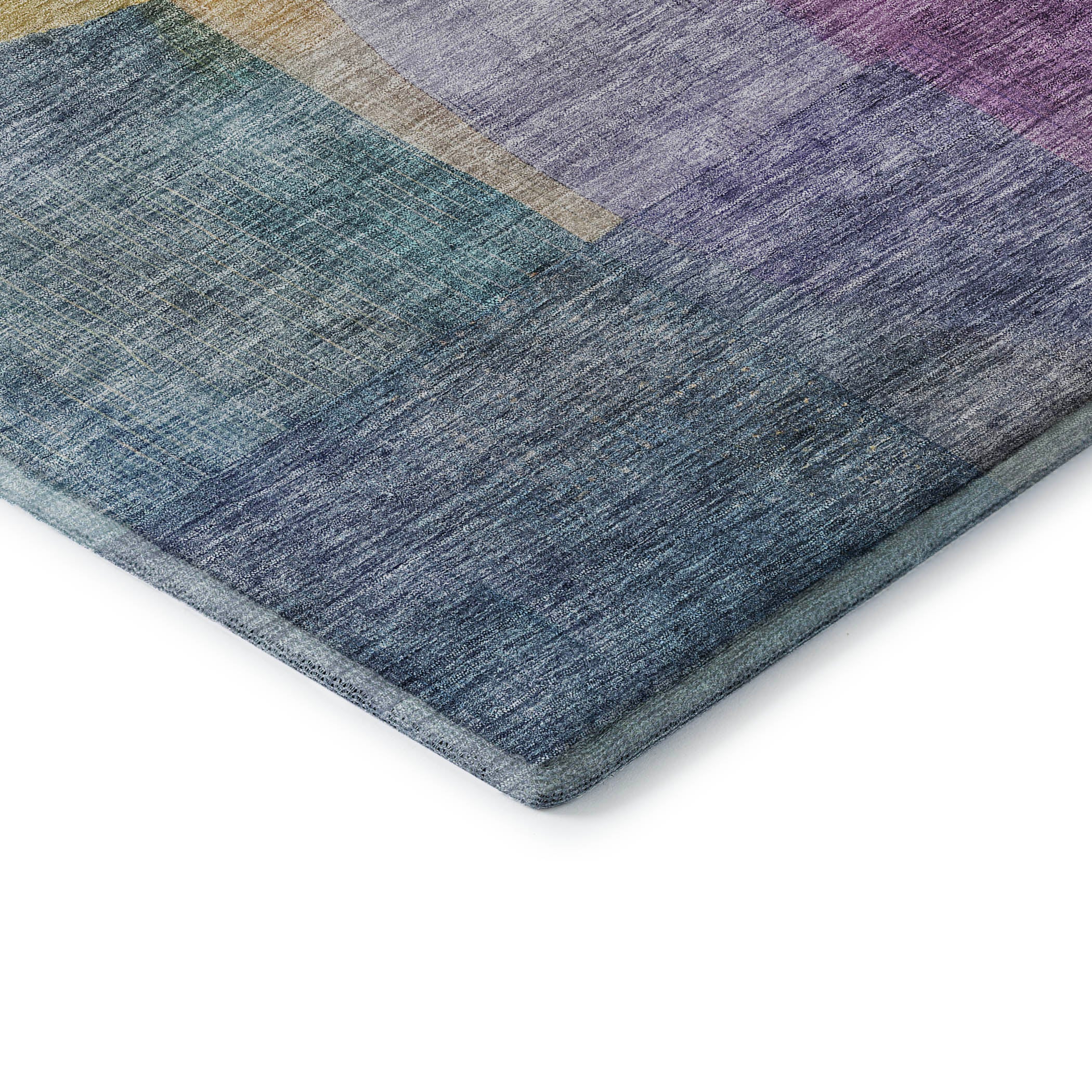 Marrakech Machine Washable Transitional Blue Rug 1'8" x 2'6" #shape_Rectangle