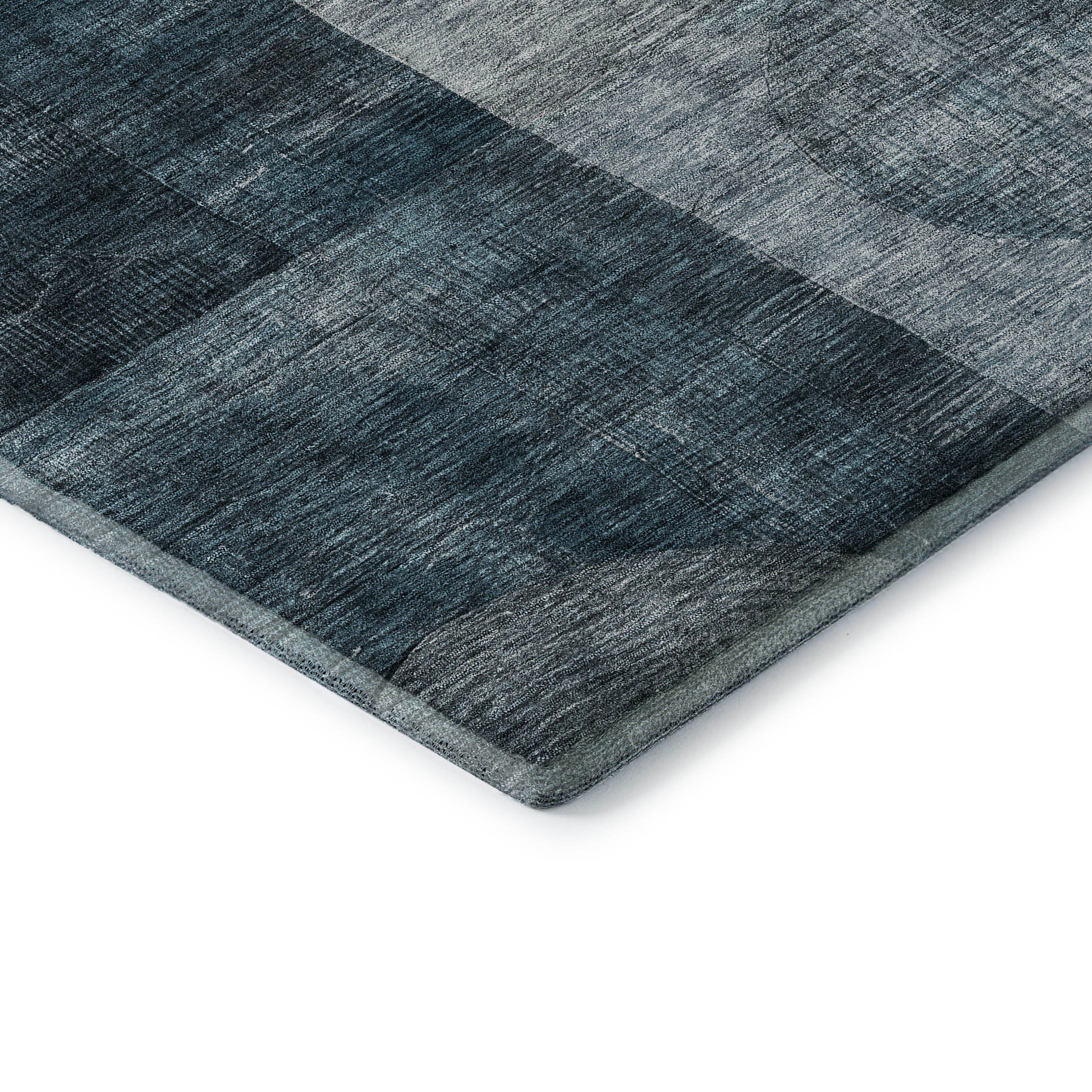 Lucerne Machine Washable Transitional Teal Rug 1'8" x 2'6" #shape_Rectangle