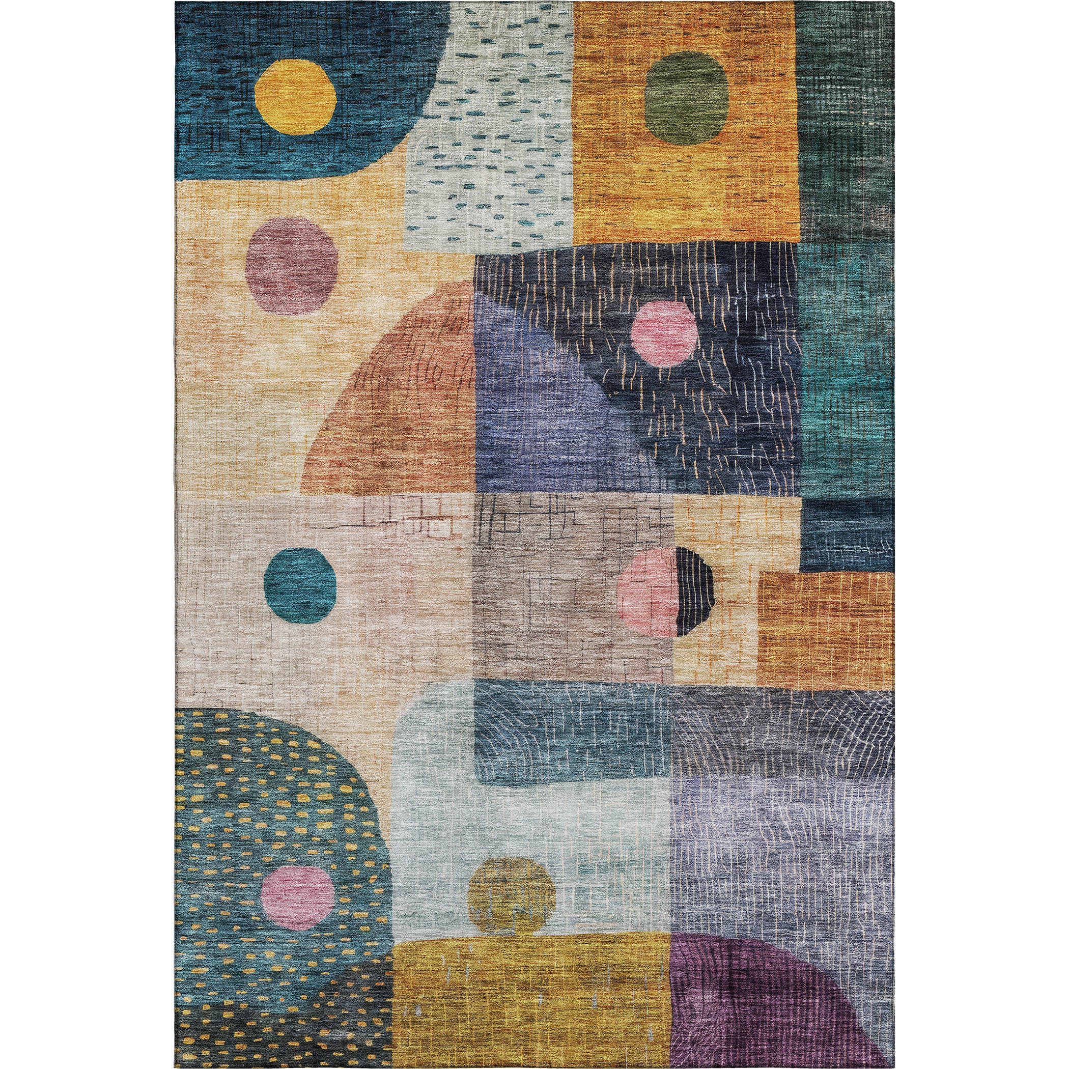 Sintra Machine Washable Transitional Green Rug 2'6" x 3'10" #shape_Rectangle