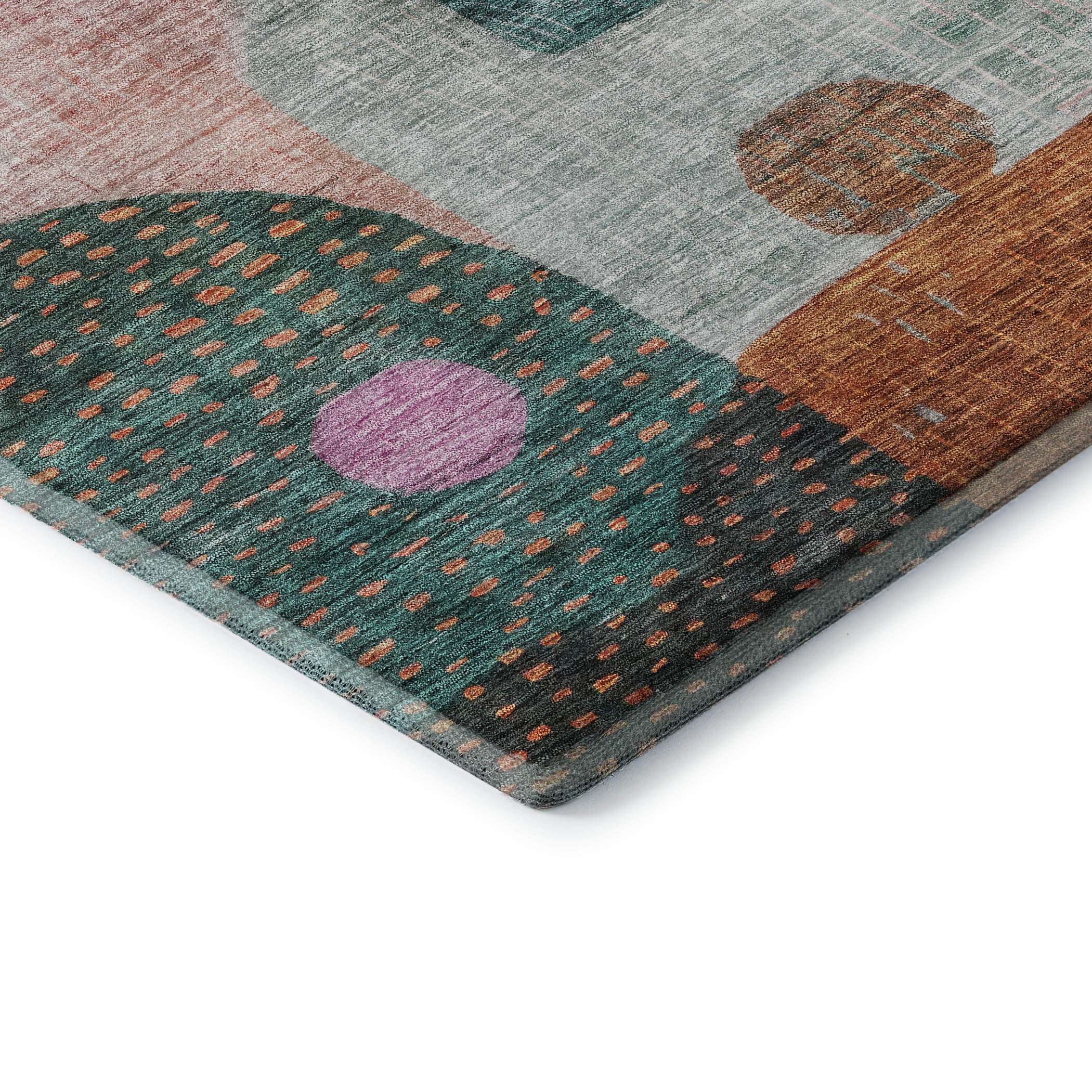 Sintra Machine Washable Transitional Orange Rug 1'8" x 2'6" #shape_Rectangle