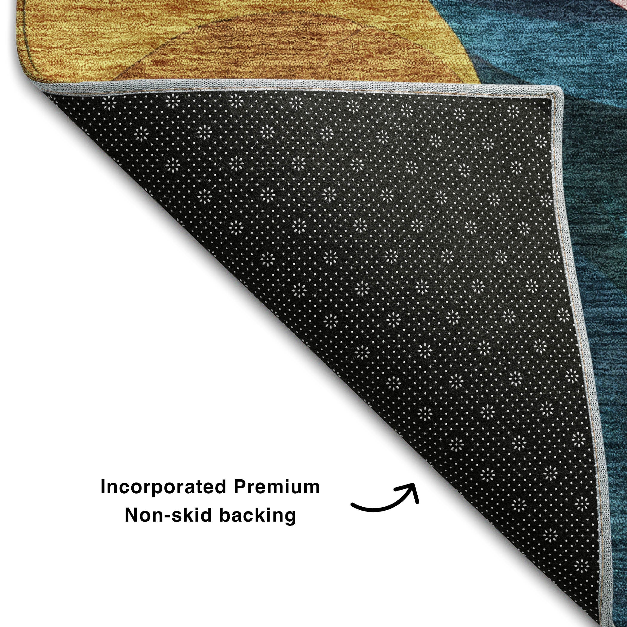 Tallinn Machine Washable Transitional Green Rug 1'8" x 2'6" #shape_Rectangle