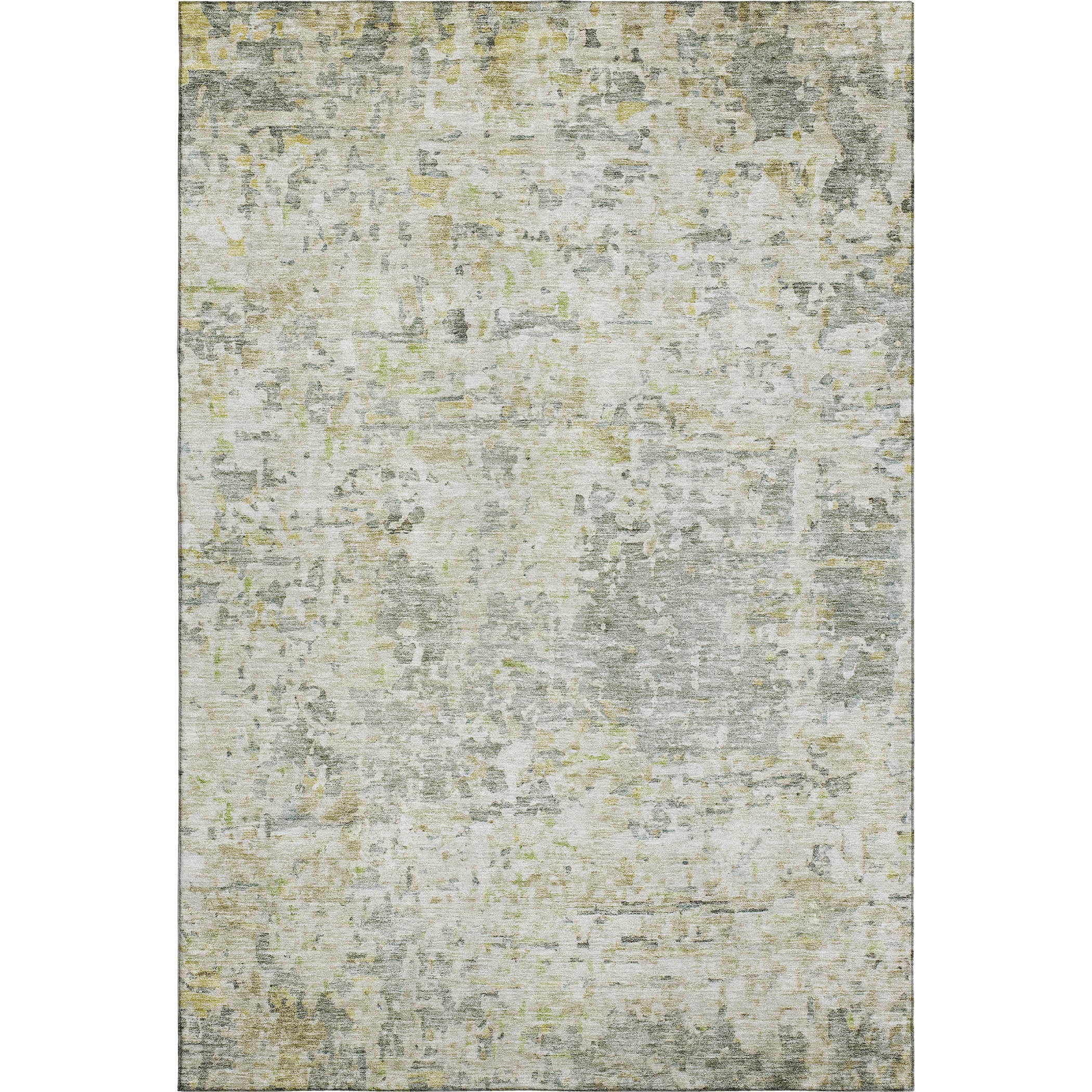 Montevideo Machine Washable Transitional Sage Green Rug 2'6" x 3'10" #shape_Rectangle