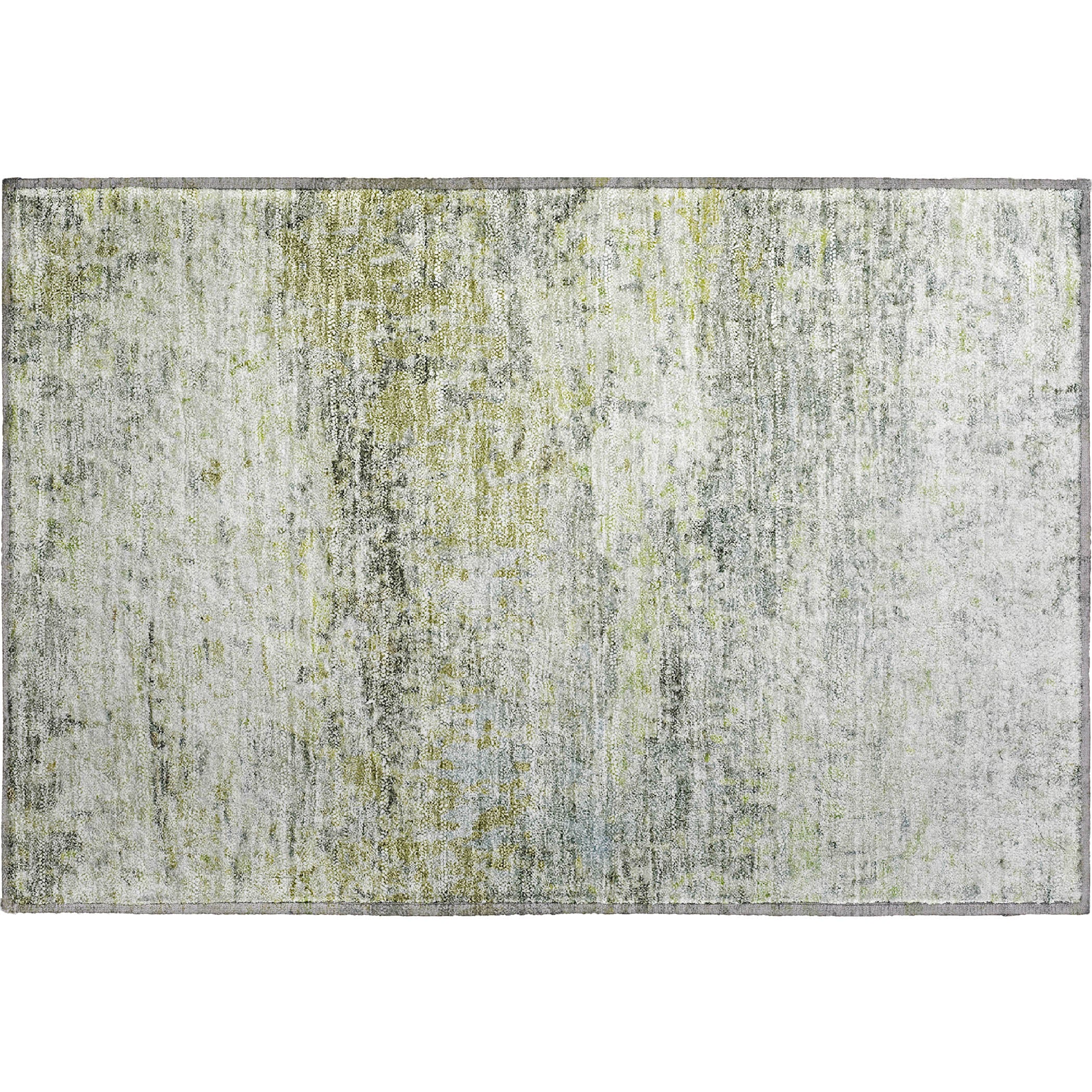 Ghent Machine Washable Transitional Aloe Green Rug 1'8" x 2'6" #shape_Rectangle