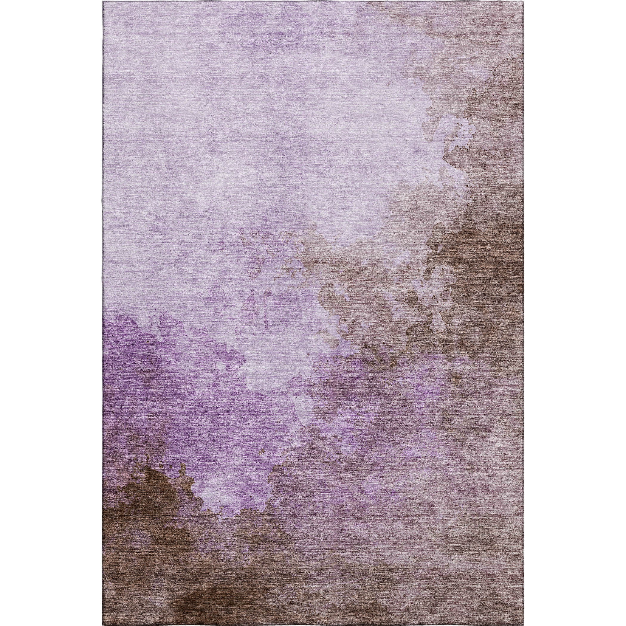 Rome Machine Washable Transitional Lavender Purple Rug 2'6" x 3'10" #shape_Rectangle