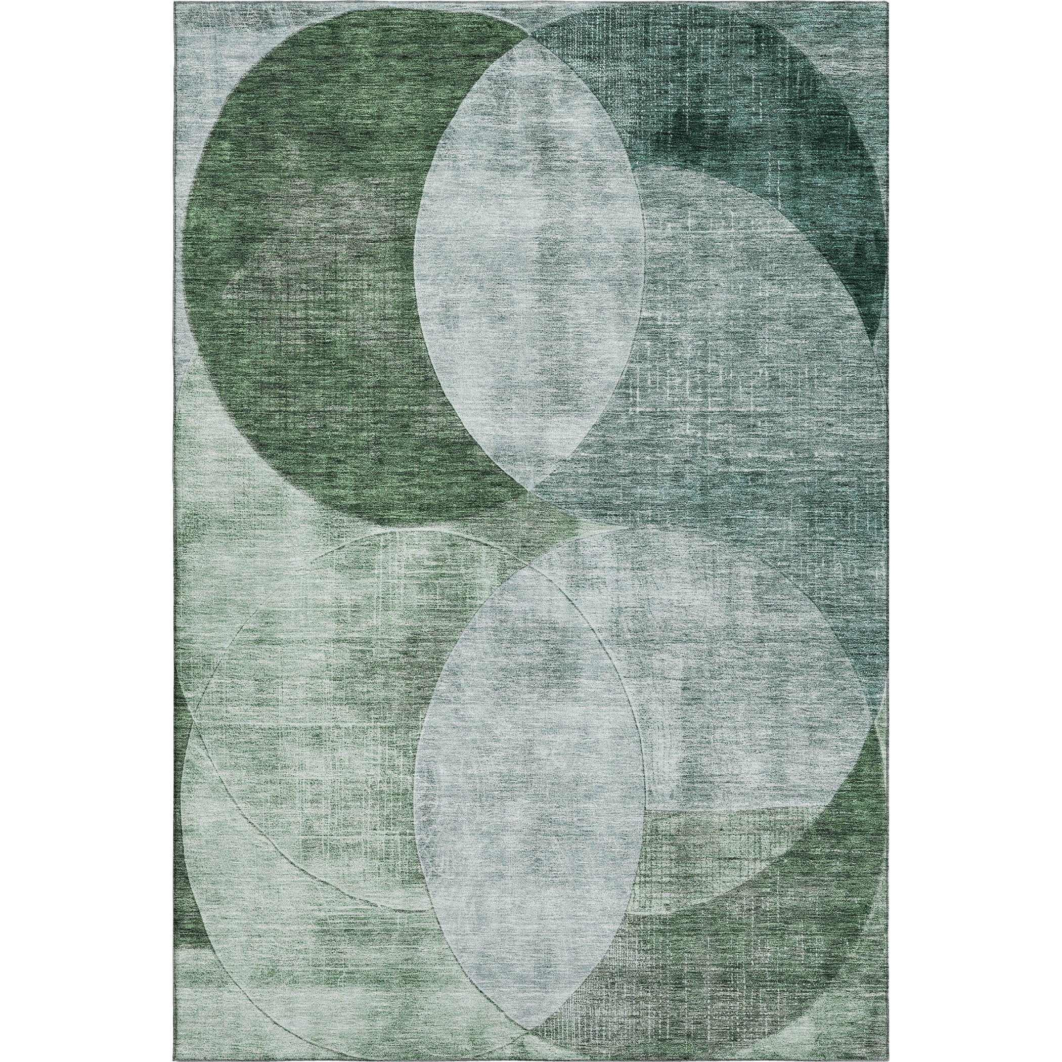 Lisbon Machine Washable Transitional Seafoam Blue Rug 2'6" x 3'10" #shape_Rectangle