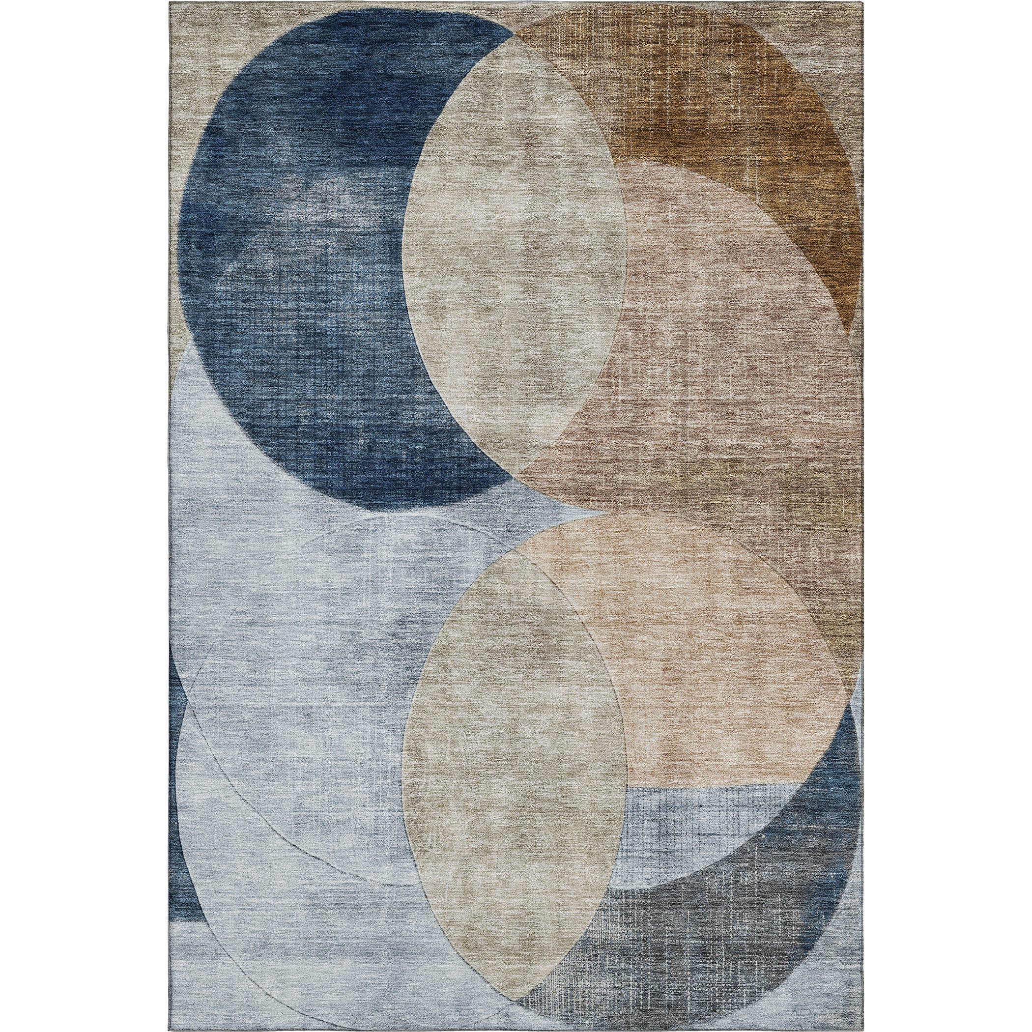 Lisbon Machine Washable Transitional Sky Blue Rug 2'6" x 3'10" #shape_Rectangle