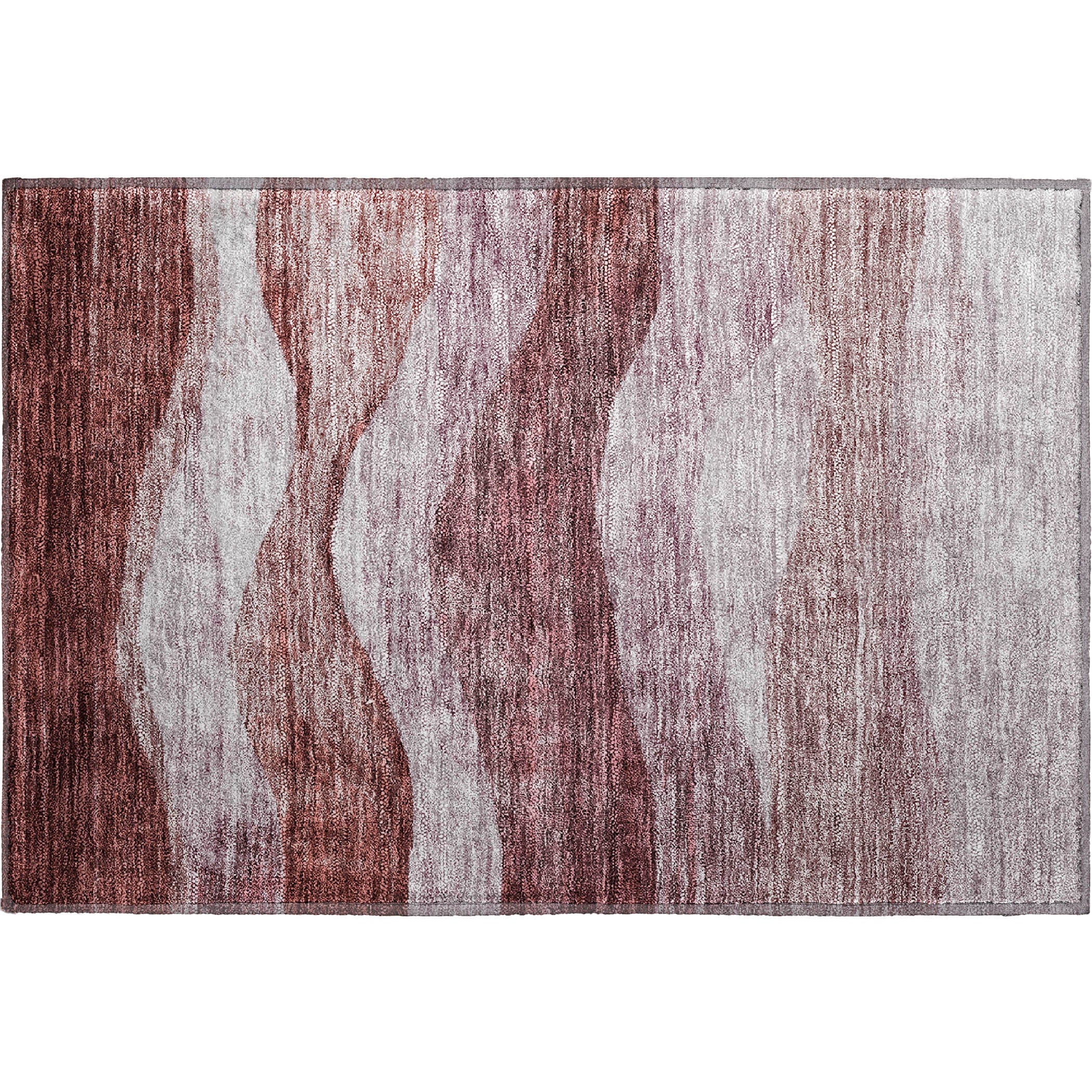 Cusco Machine Washable Transitional Blush Pink Rug 1'8" x 2'6" #shape_Rectangle