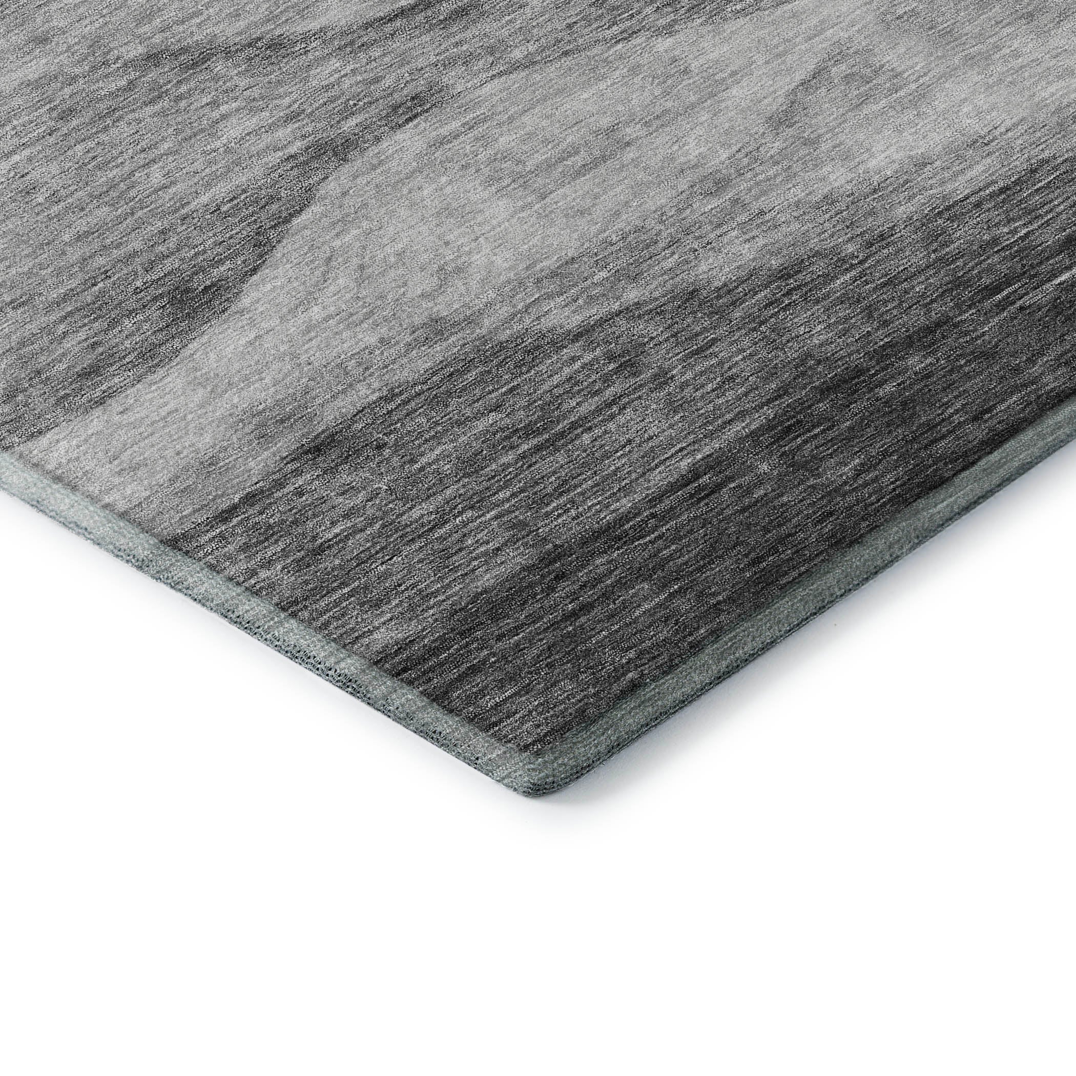 Cusco Machine Washable Transitional Gray Rug 1'8" x 2'6" #shape_Rectangle