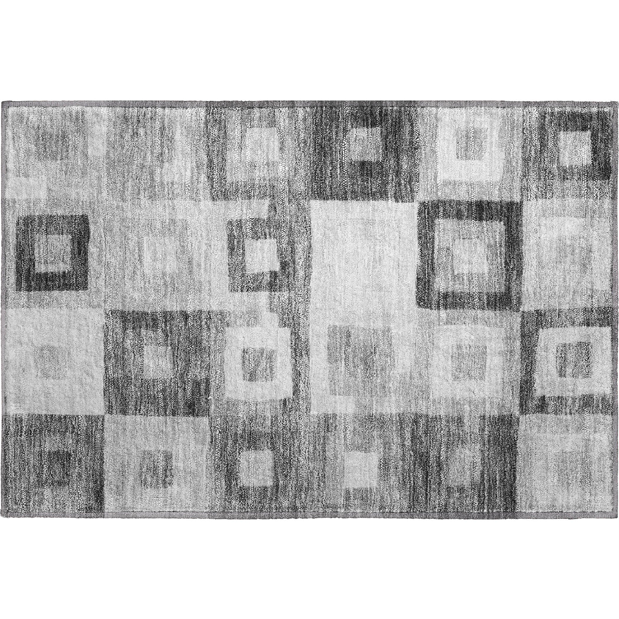Chiang Mai Machine Washable Transitional Gray Rug 1'8" x 2'6" #shape_Rectangle