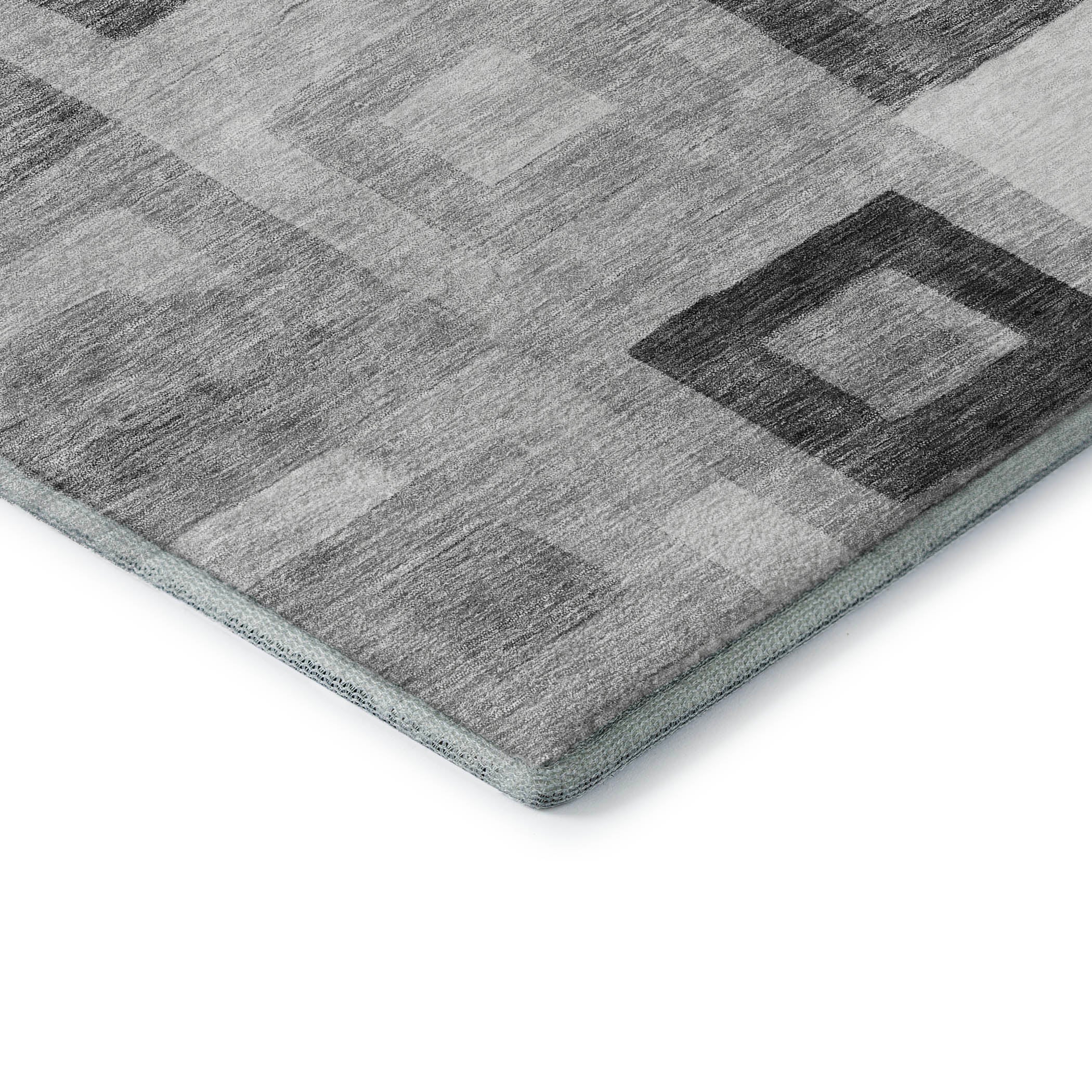 Chiang Mai Machine Washable Transitional Gray Rug 1'8" x 2'6" #shape_Rectangle