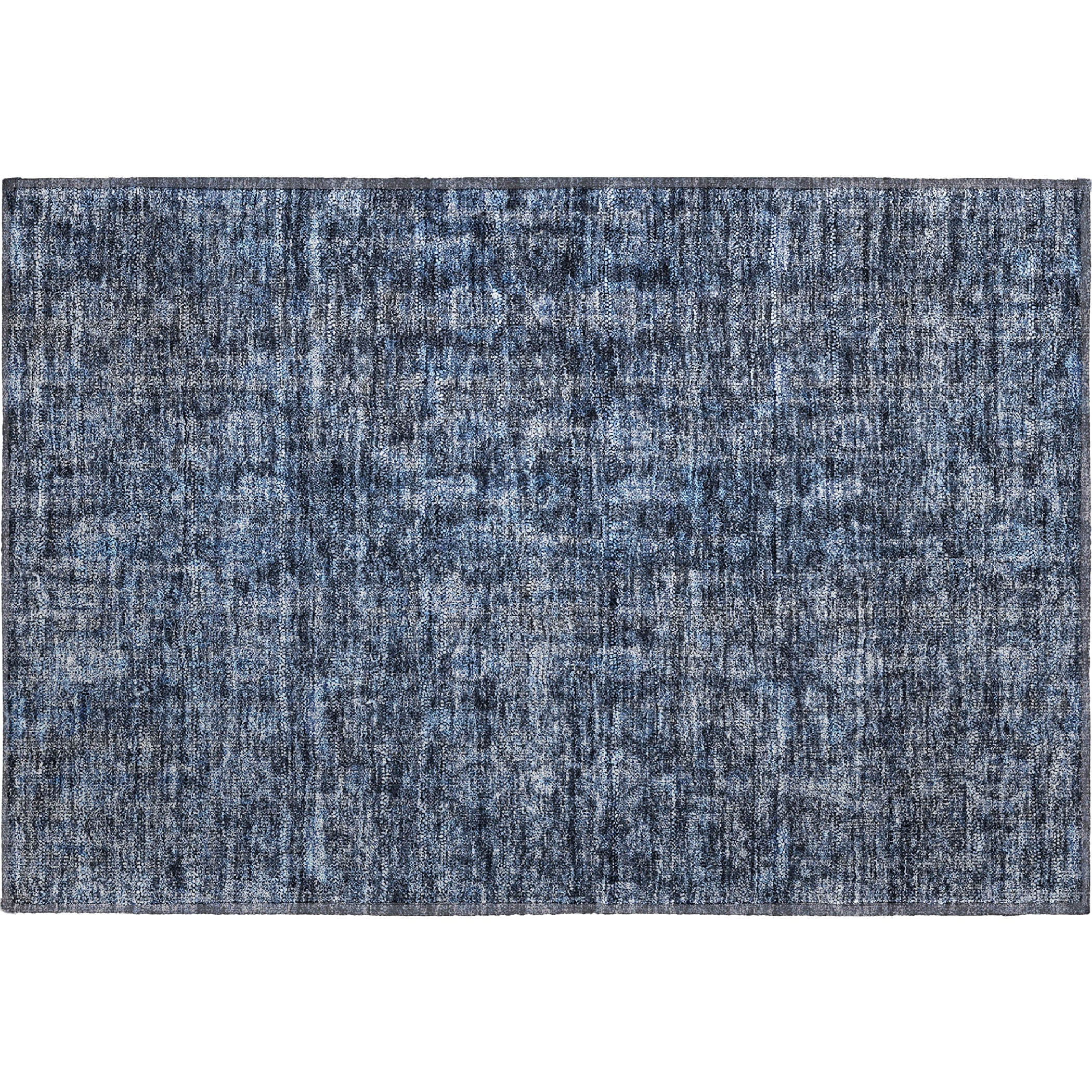 Vienna Machine Washable Transitional Blue Rug 1'8" x 2'6" #shape_Rectangle