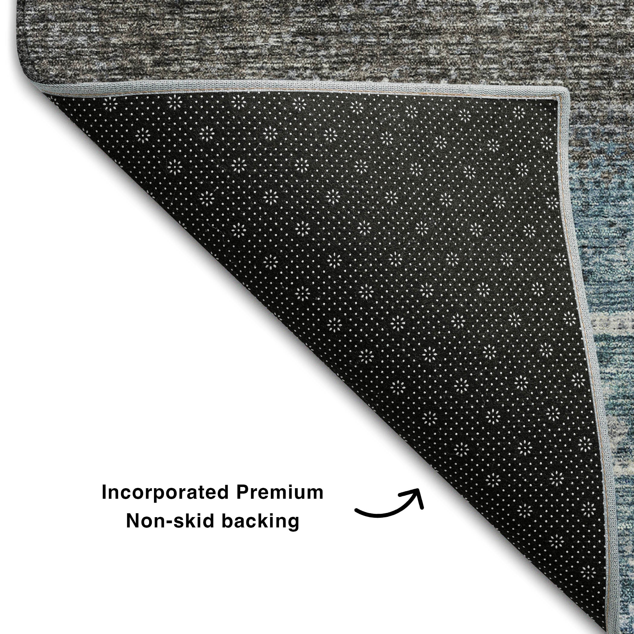 Cusco Machine Washable Transitional Blue Rug 1'8" x 2'6" #shape_Rectangle