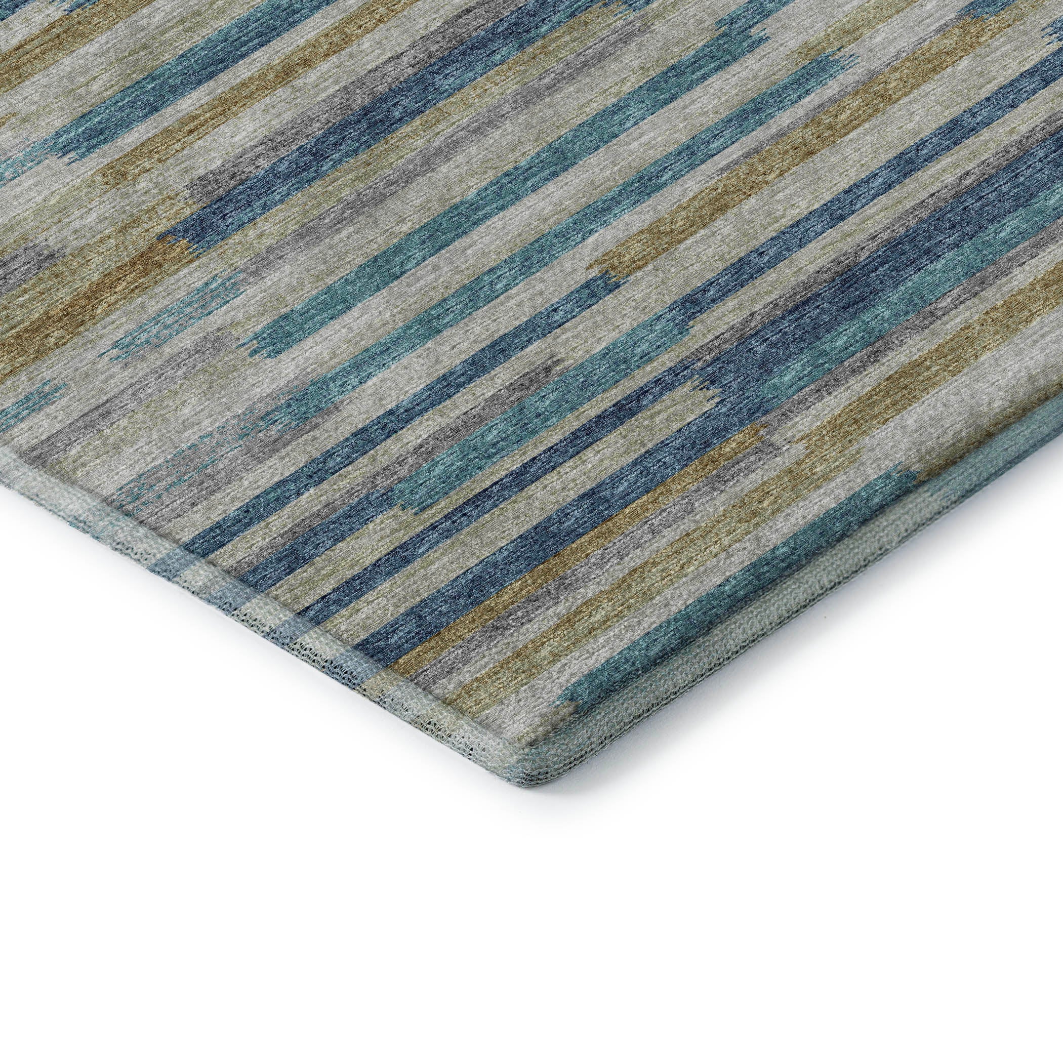 Marrakech Machine Washable Transitional Blue Rug 1'8" x 2'6" #shape_Rectangle