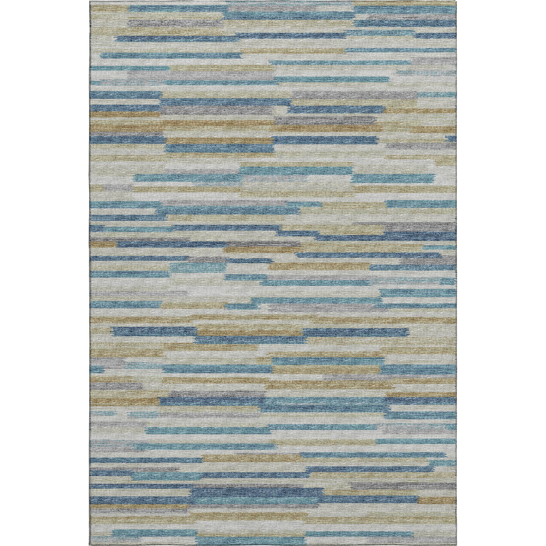 Marrakech Machine Washable Transitional Blue Rug 2'6" x 3'10" #shape_Rectangle