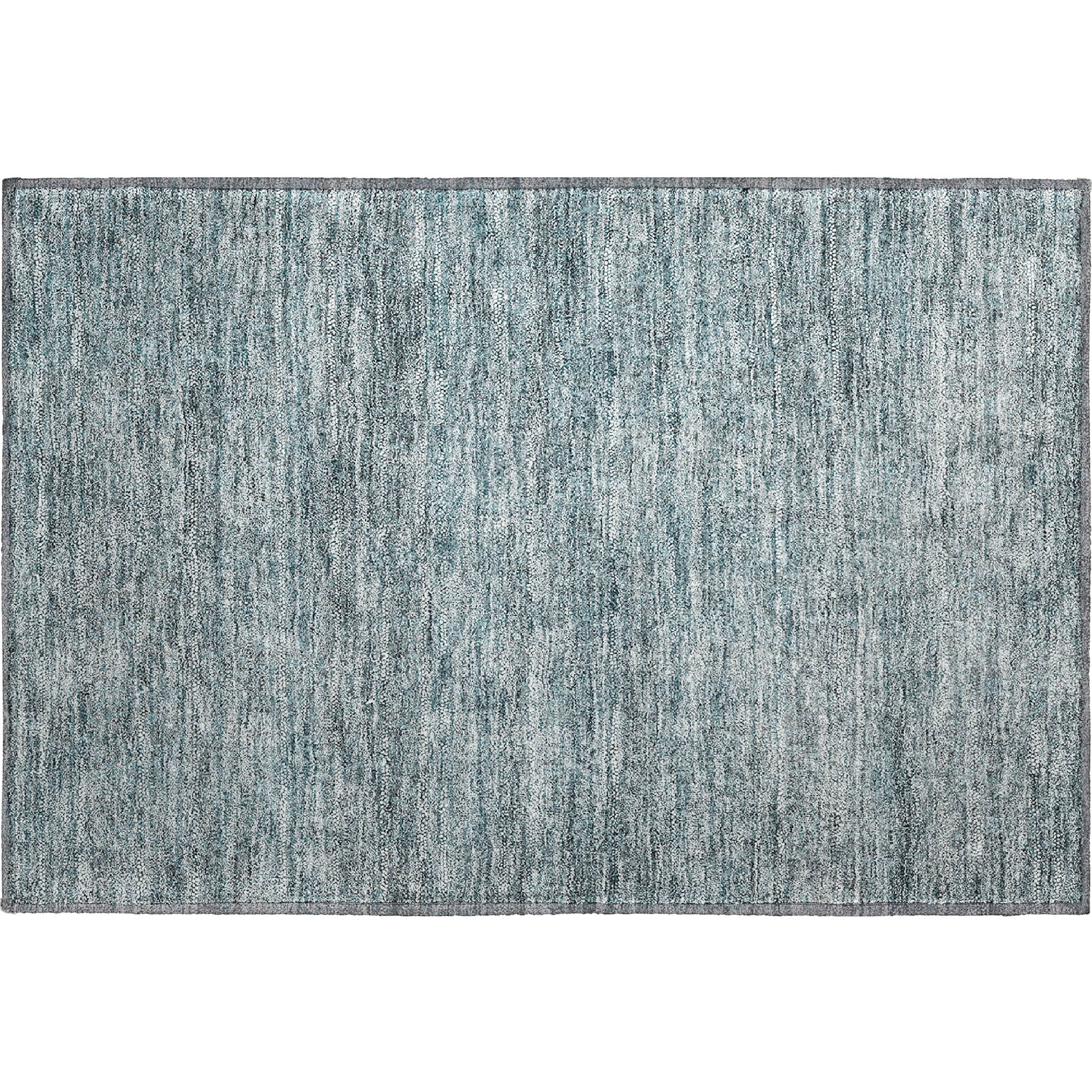 Tallinn Machine Washable Transitional Seafoam Blue Rug 1'8" x 2'6" #shape_Rectangle