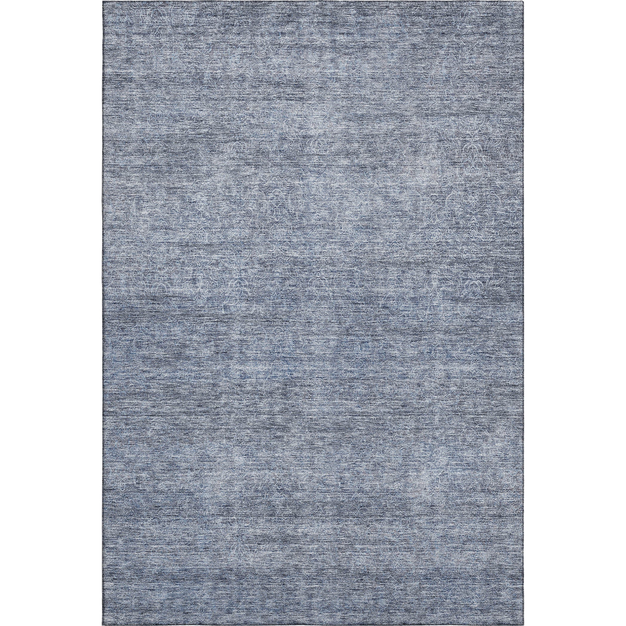 Tallinn Machine Washable Transitional Sky Blue Rug 2'6" x 3'10" #shape_Rectangle