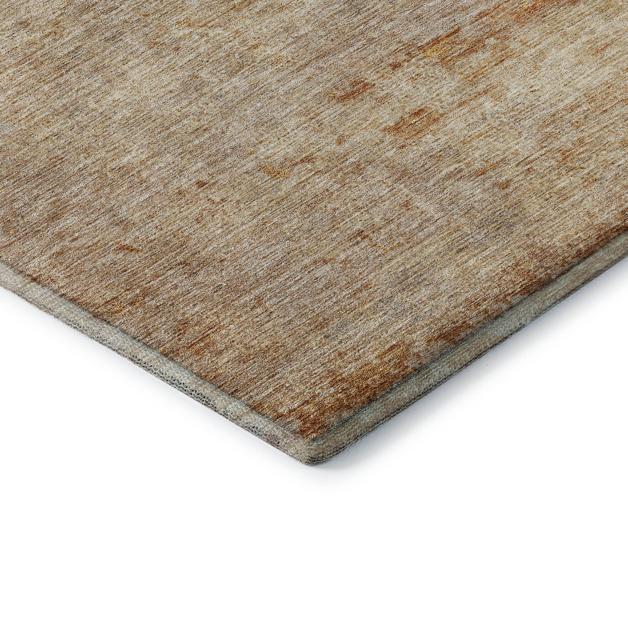 Bangkok Machine Washable Transitional Copper Orange Rug 1'8" x 2'6" #shape_Rectangle