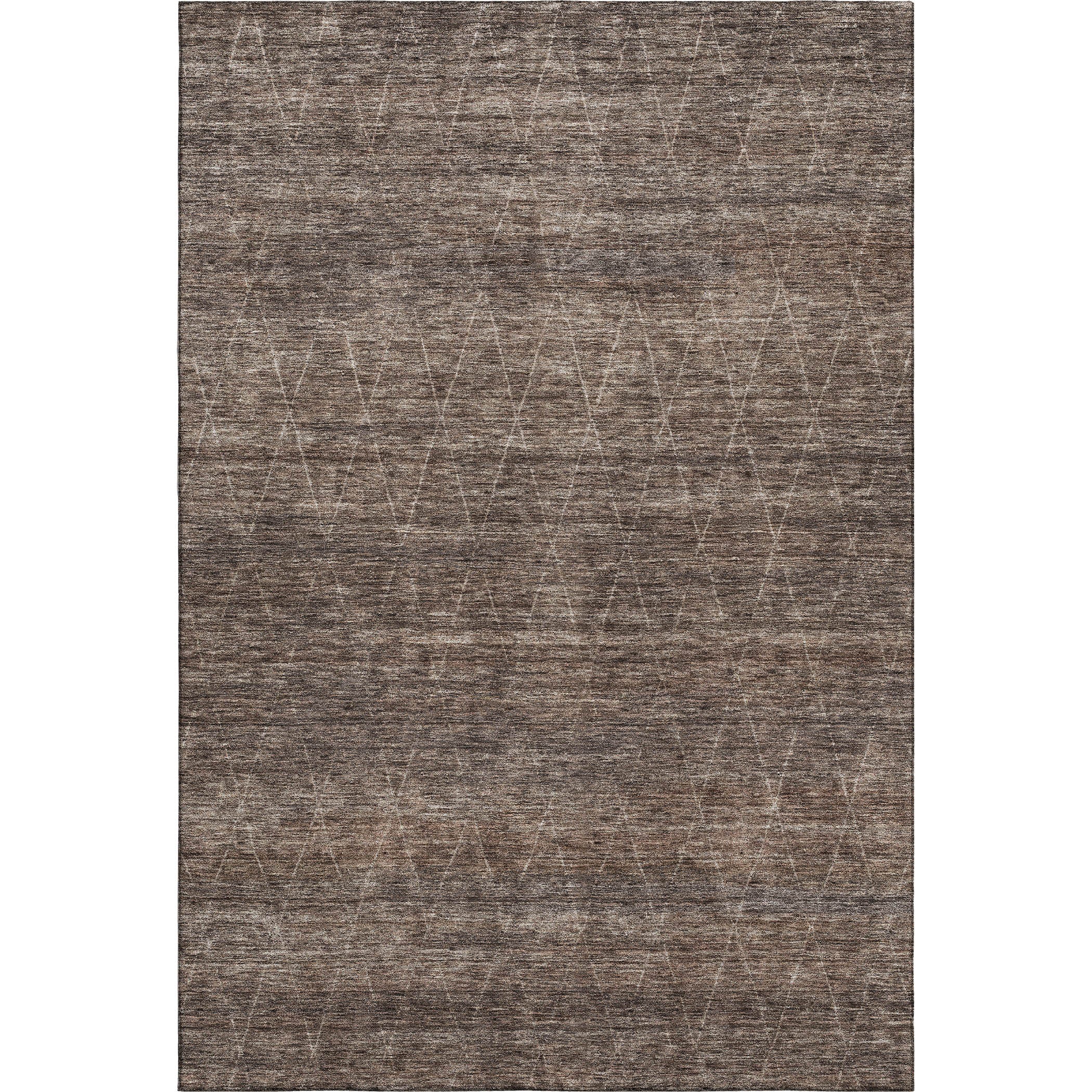 Bangkok Machine Washable Transitional Coffee Brown Rug 2'6" x 3'10" #shape_Rectangle