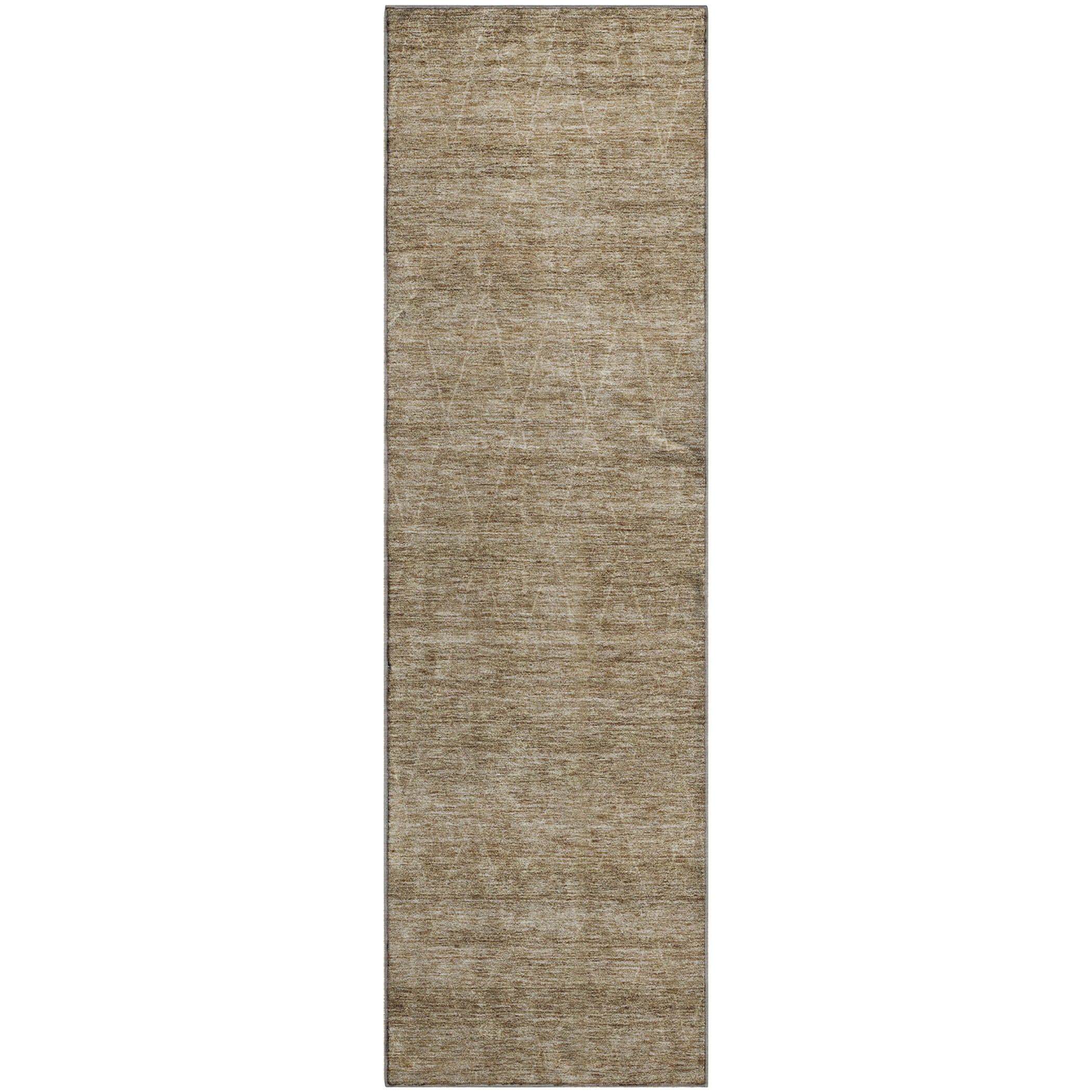 Bangkok Machine Washable Transitional Wheat Gold Rug 2'3" x 7'6" #shape_Runner