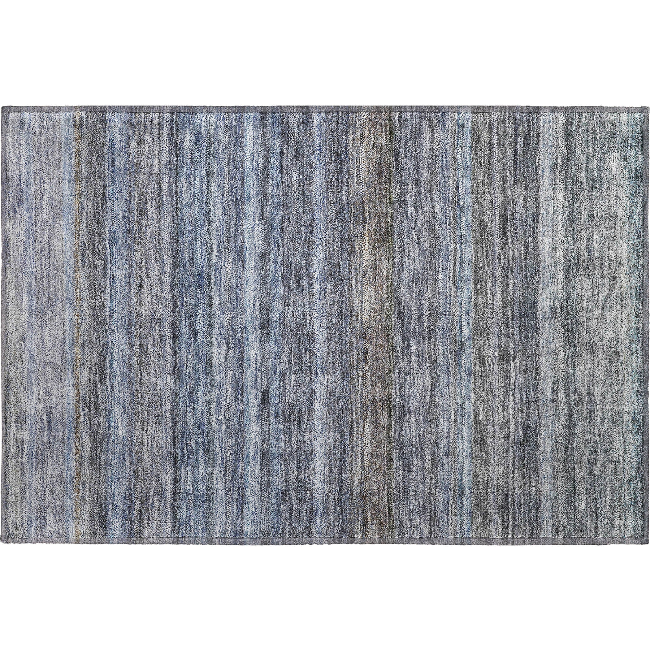 Dubrovnik Machine Washable Transitional Blue Rug 1'8" x 2'6" #shape_Rectangle