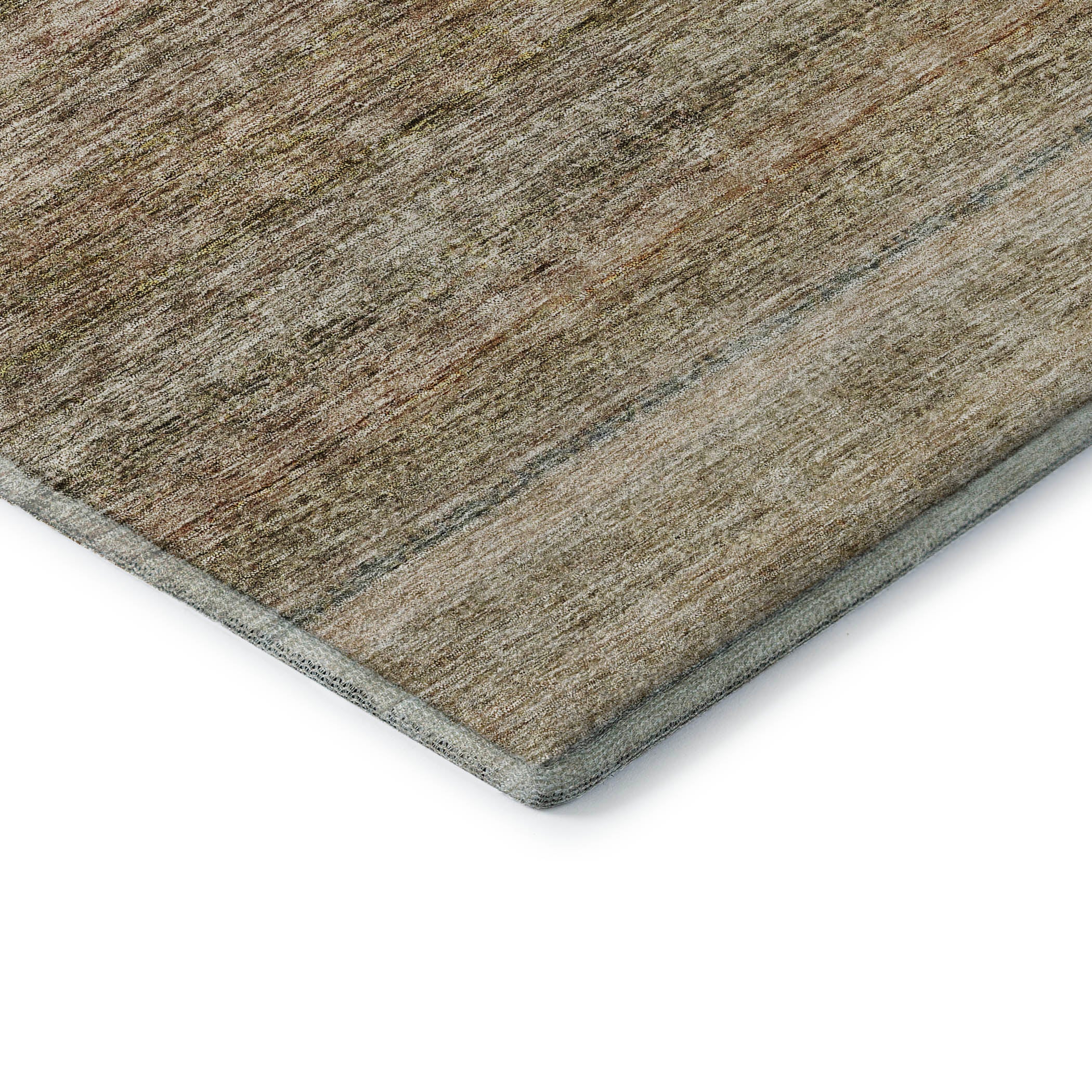 Dubrovnik Machine Washable Transitional Copper Orange Rug 1'8" x 2'6" #shape_Rectangle