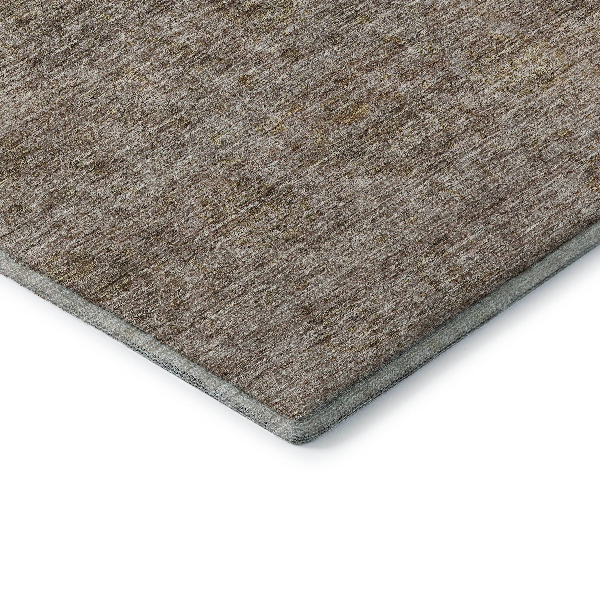 Reykjavik Machine Washable Transitional Brown Rug 1'8" x 2'6" #shape_Rectangle