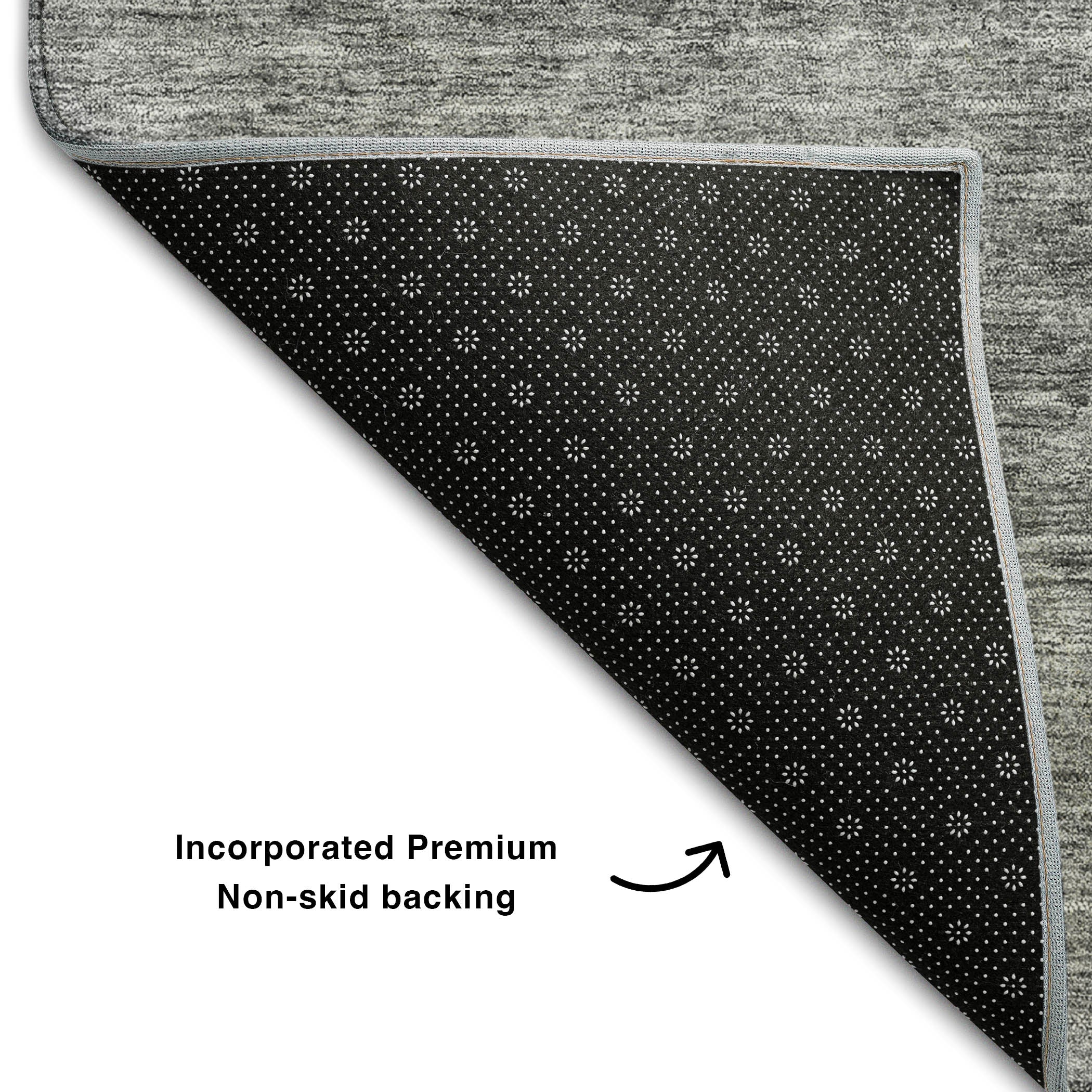 Reykjavik Machine Washable Transitional Gray Rug 1'8" x 2'6" #shape_Rectangle