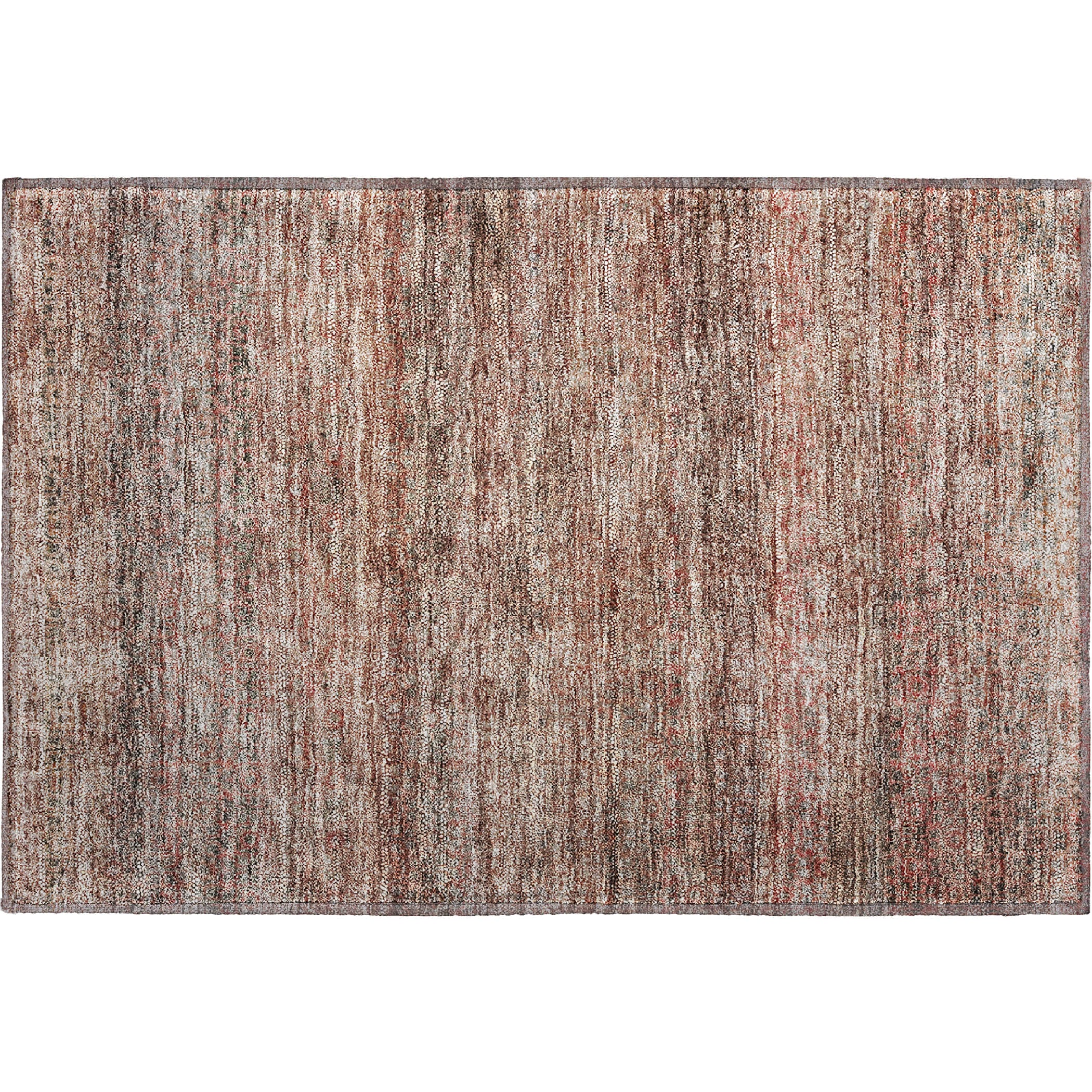 Athens Machine Washable Transitional Coral Orange Rug 1'8" x 2'6" #shape_Rectangle