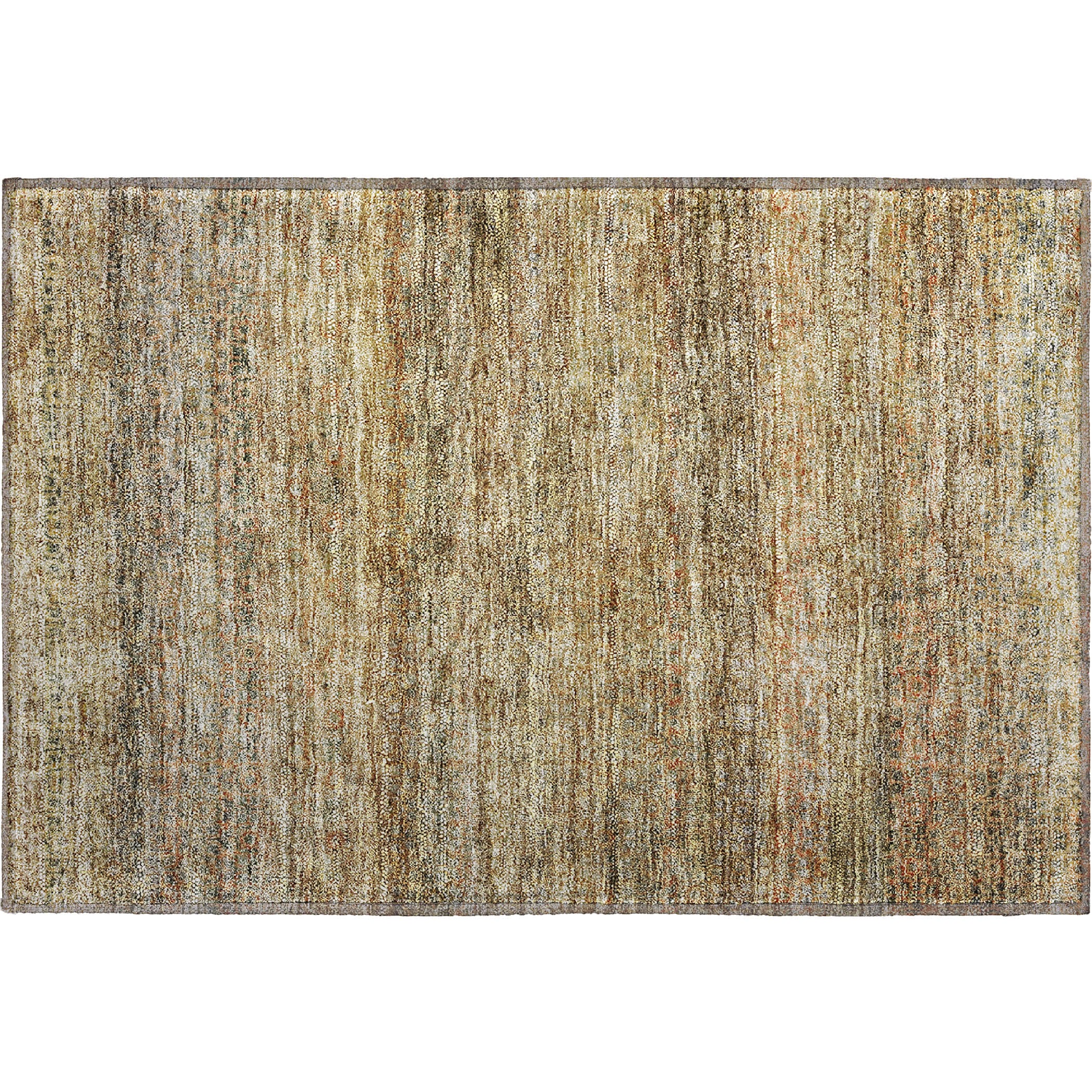 Athens Machine Washable Transitional Wheat Gold Rug 1'8" x 2'6" #shape_Rectangle