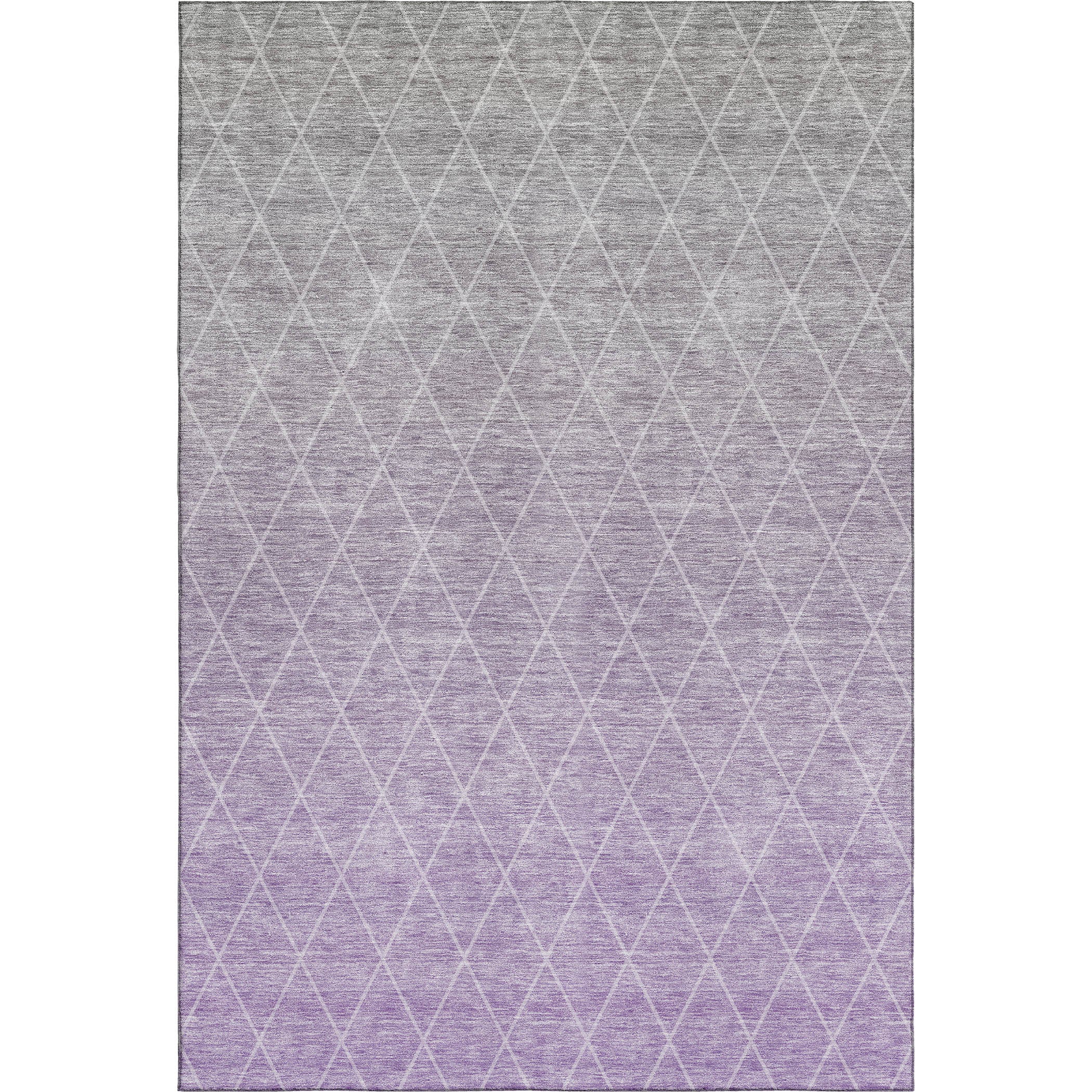 Oaxaca Machine Washable Transitional Lavender Purple Rug 2'6" x 3'10" #shape_Rectangle
